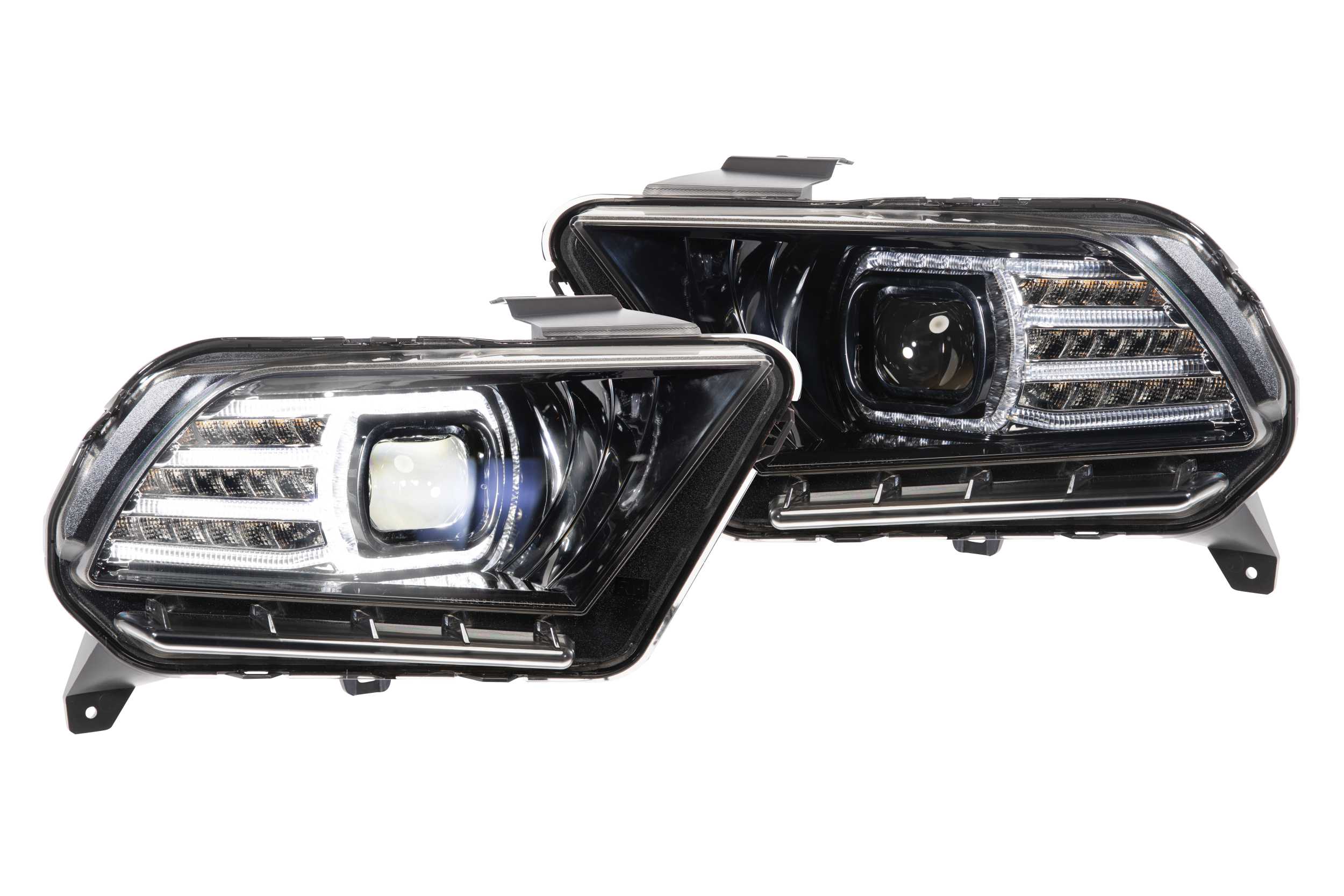 Morimoto XB LED Headlights: Ford Mustang (10-12) (Pair) LF440