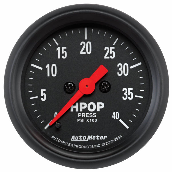 AutoMeter Products 2696 2-1/16 High Pressure Oil Pump Gauge