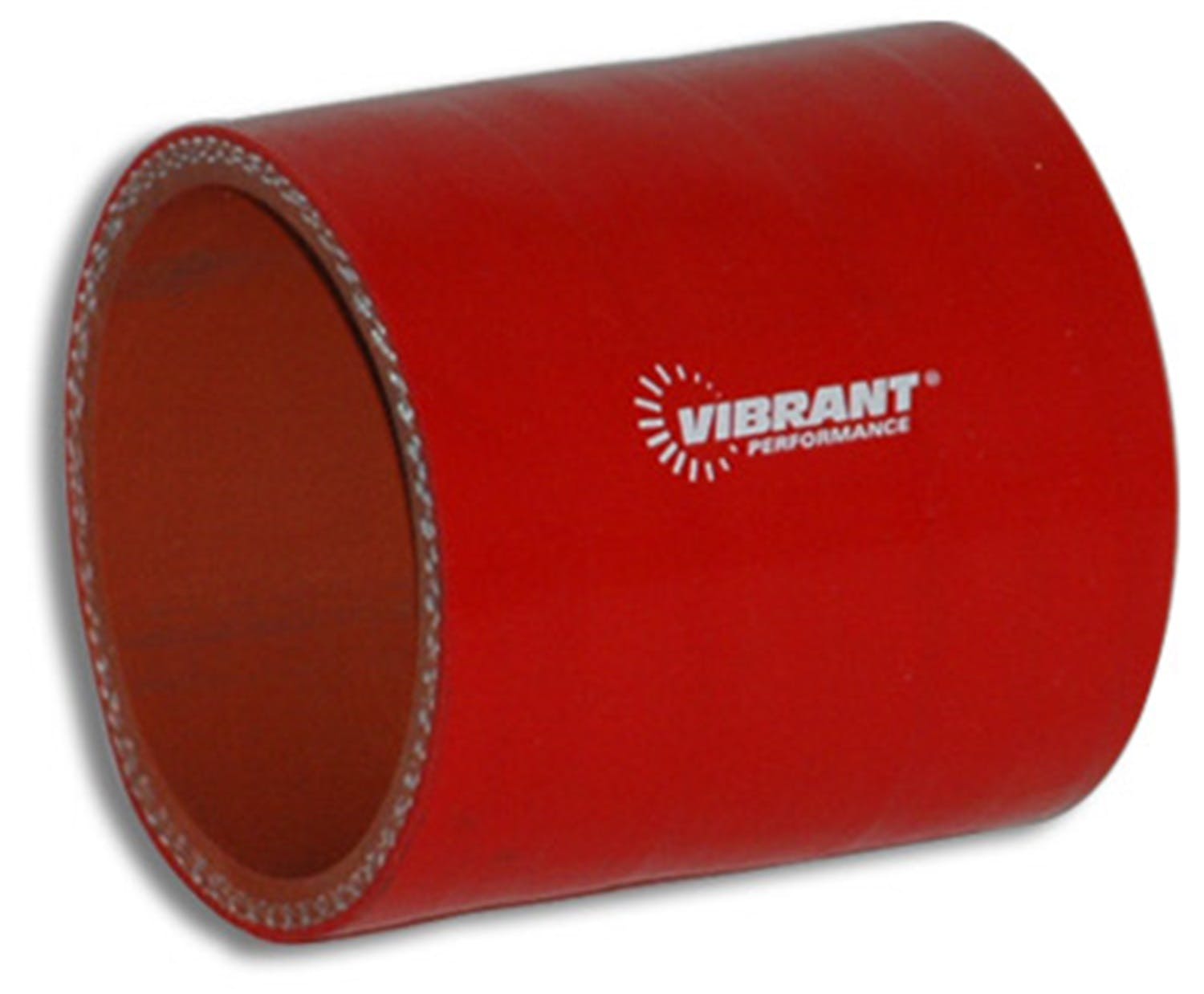 Vibrant Performance 2700R 4 Ply Silicone Sleeve, 1 inch I.D. x 3 inch Long - Red