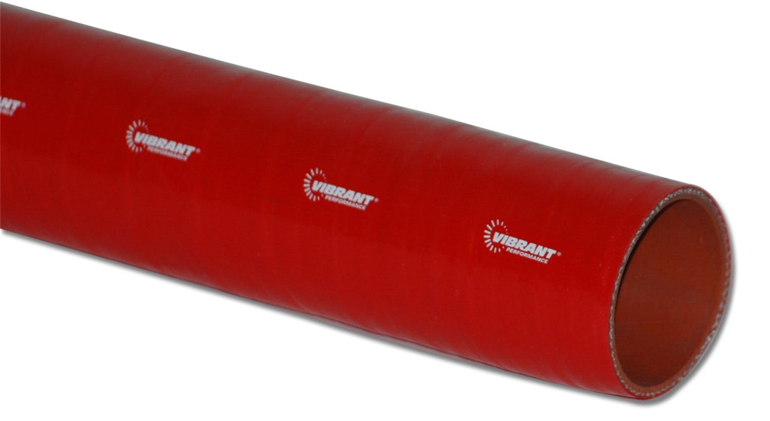 Vibrant Performance 27011R 4 Ply Silicone Sleeve, 1 inch I.D. x 12 inch Long - Red