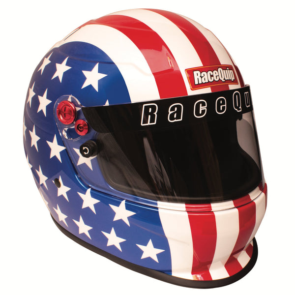RaceQuip 276123 PRO20 Full Face Helmet Snell SA2020 Rated; America Graphic Medium