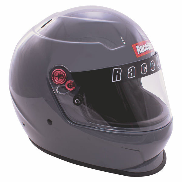 RaceQuip 276663 PRO20 Full Face Helmet Snell SA2020 Rated; Gloss Steel Medium
