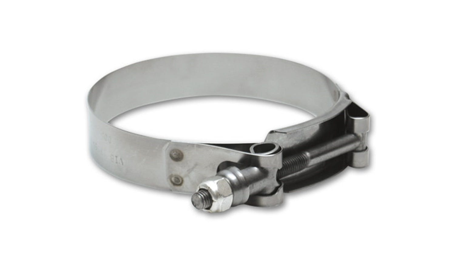 Vibrant Performance 2797 Stainless Steel T-Bolt Clamps (Pack of 2) - Clamp Range: 4.75 inch-5.10 inch