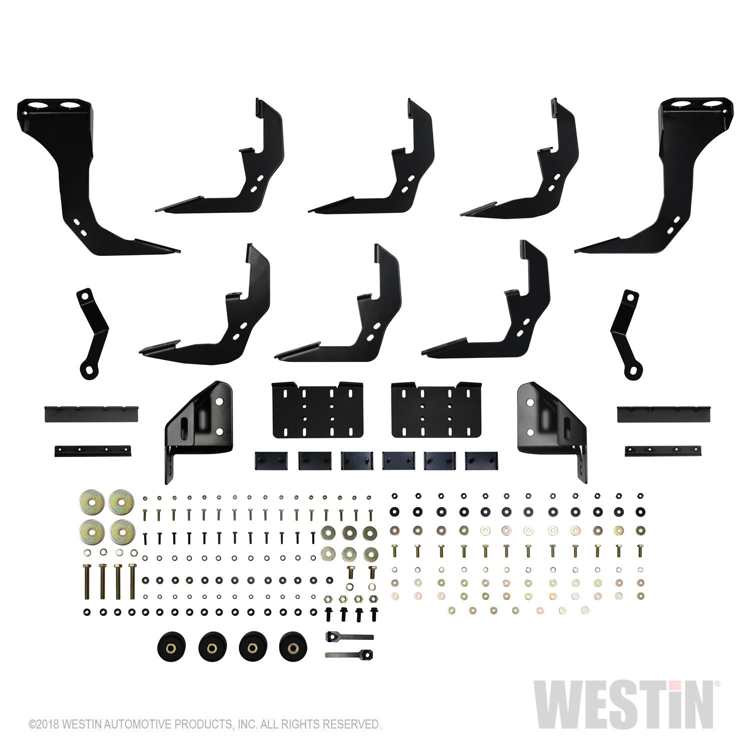 Westin Automotive 28-534695 R5 M-Series Wheel-to-Wheel Nerf Step Bars Black