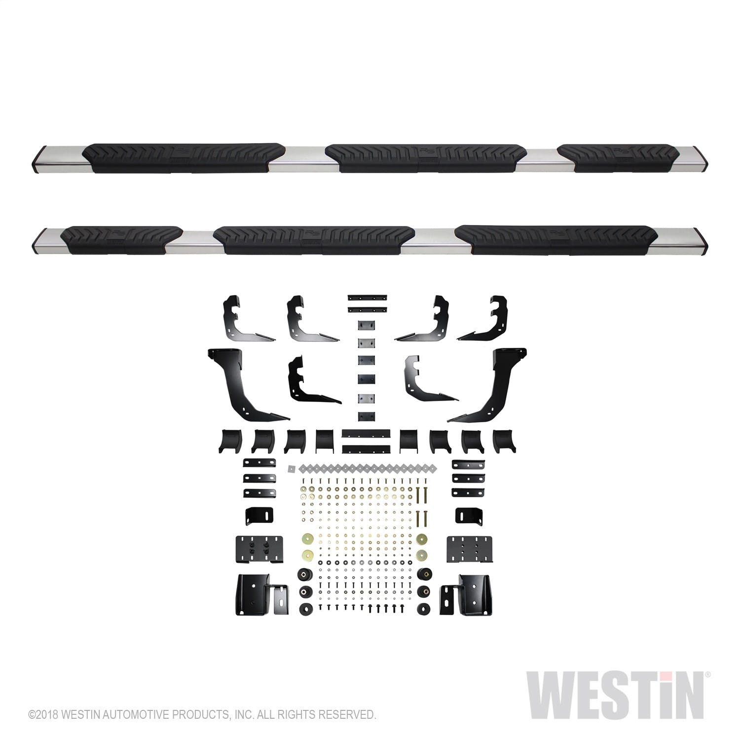 Westin Automotive 28-534700 R5 M-Series Wheel-to-Wheel Nerf Step Bars Polished Stainless