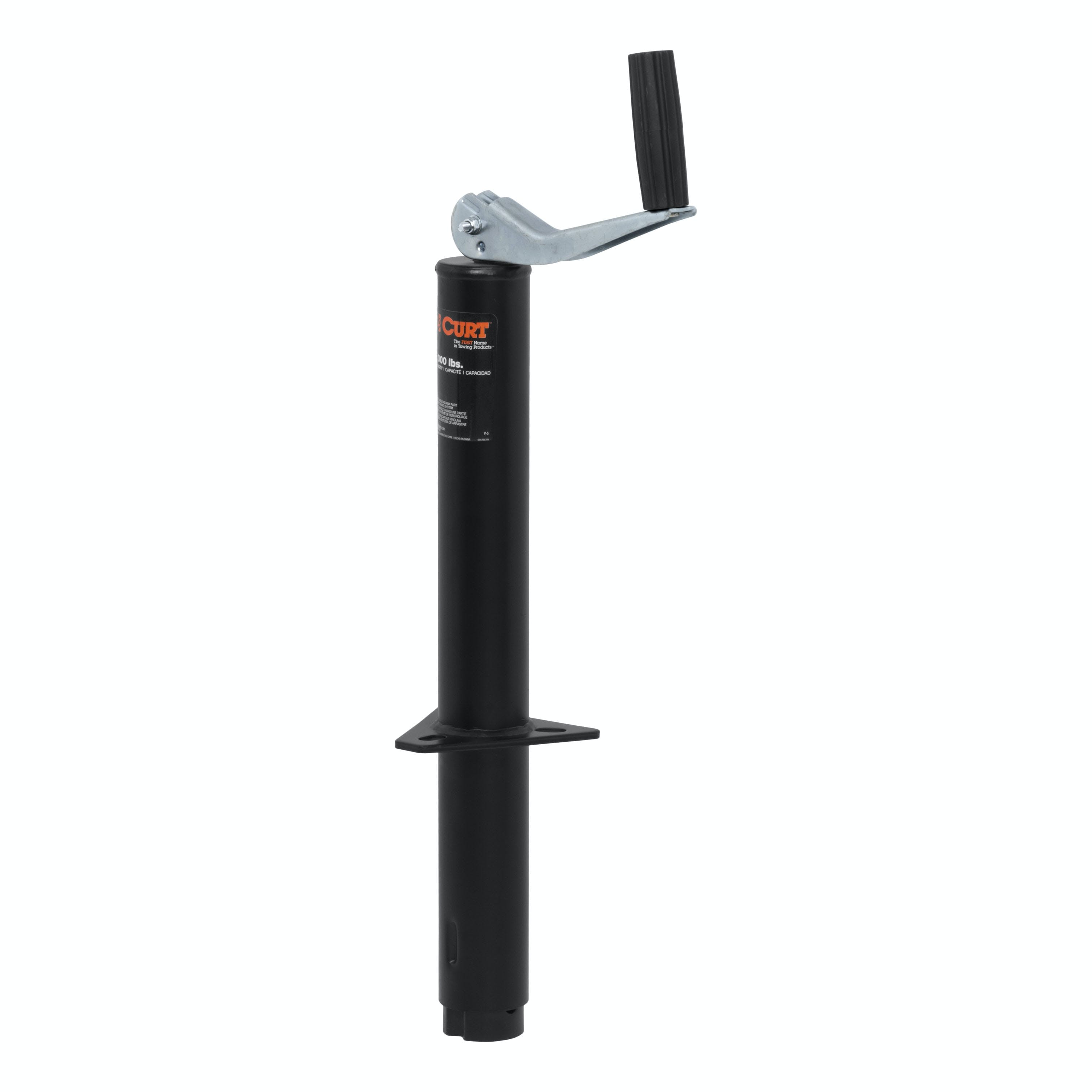 CURT 28200 A-Frame Jack with Top Handle (2,000 lbs, 14 Travel)