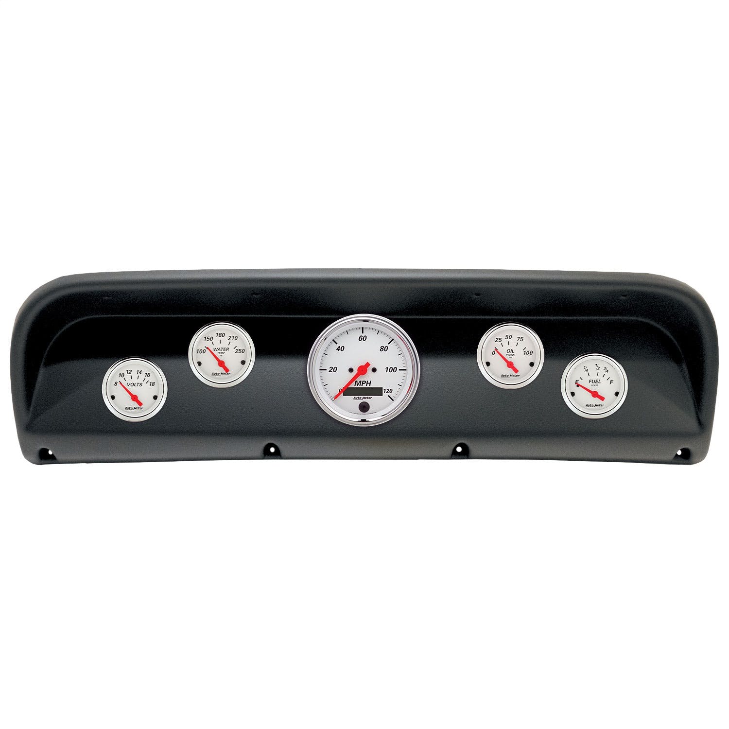 AutoMeter Products 2900-03 5 Gauge Direct-Fit Dash Kit, Ford Truck 67-72, Arctic White