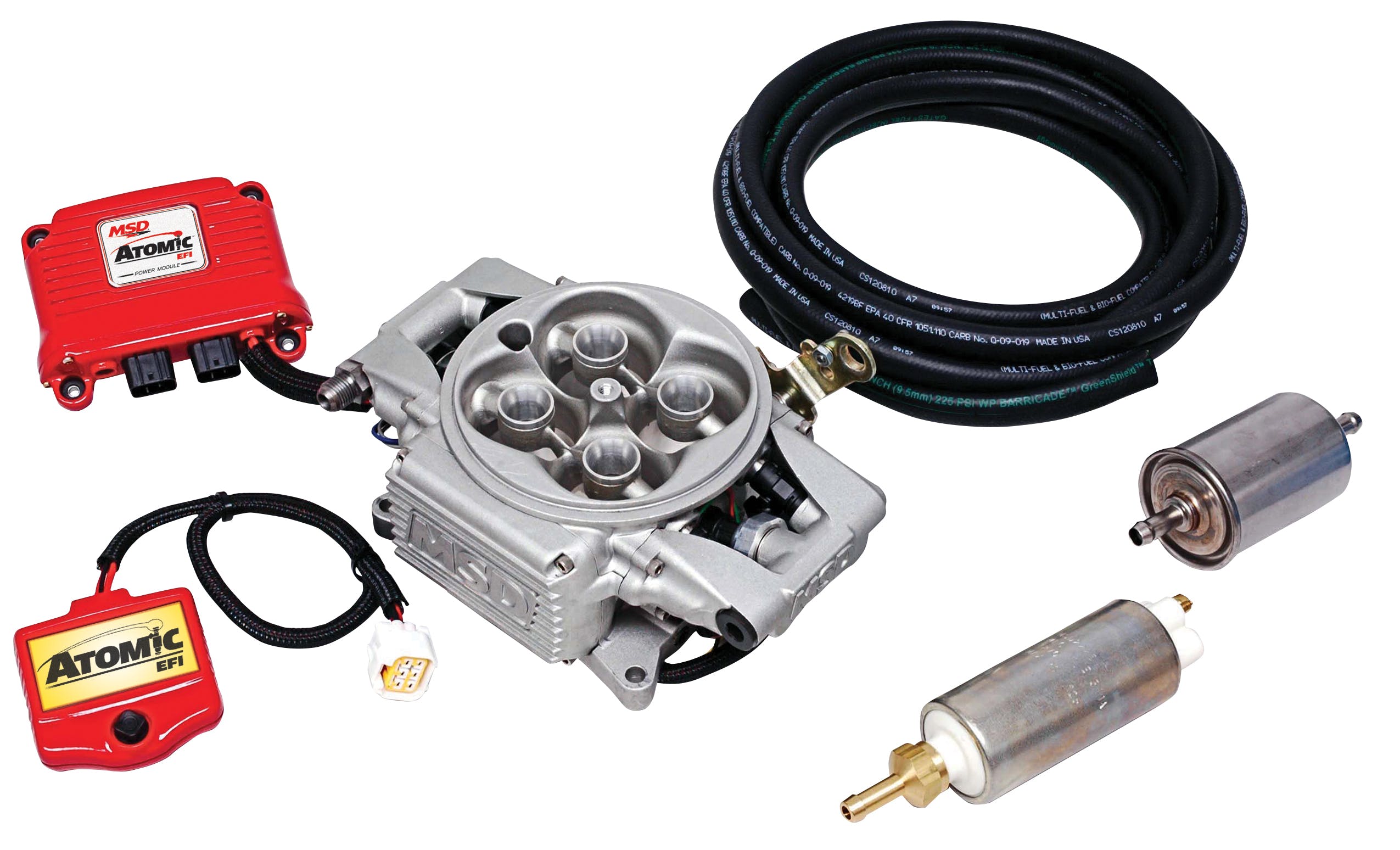 MSD Performance 2900 EFI, Atomic TBI and Fuel Pump, Master Kit