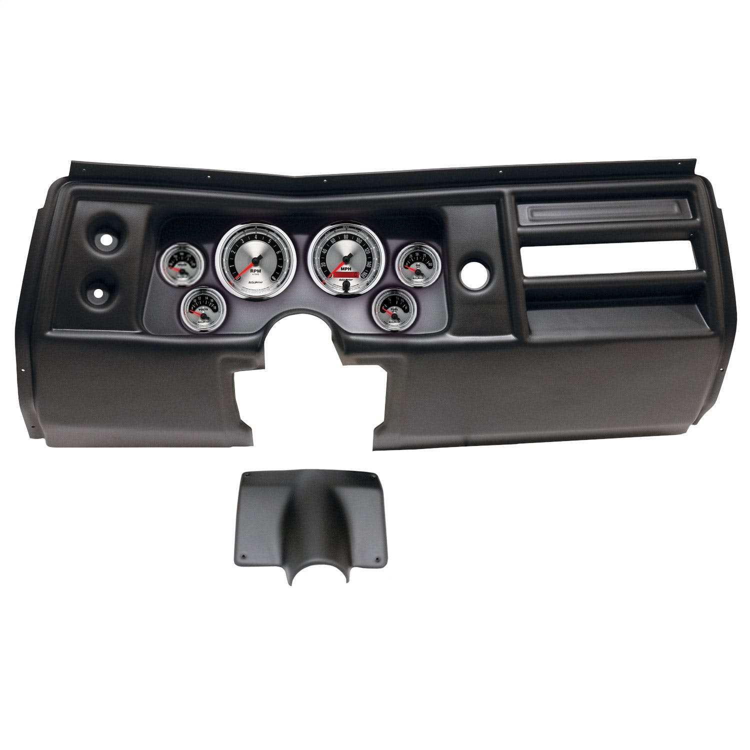 AutoMeter Products 2901-01 6 Gauge Direct-Fit Dash Kit, Chevy Chevelle No Vent 68, American Muscle