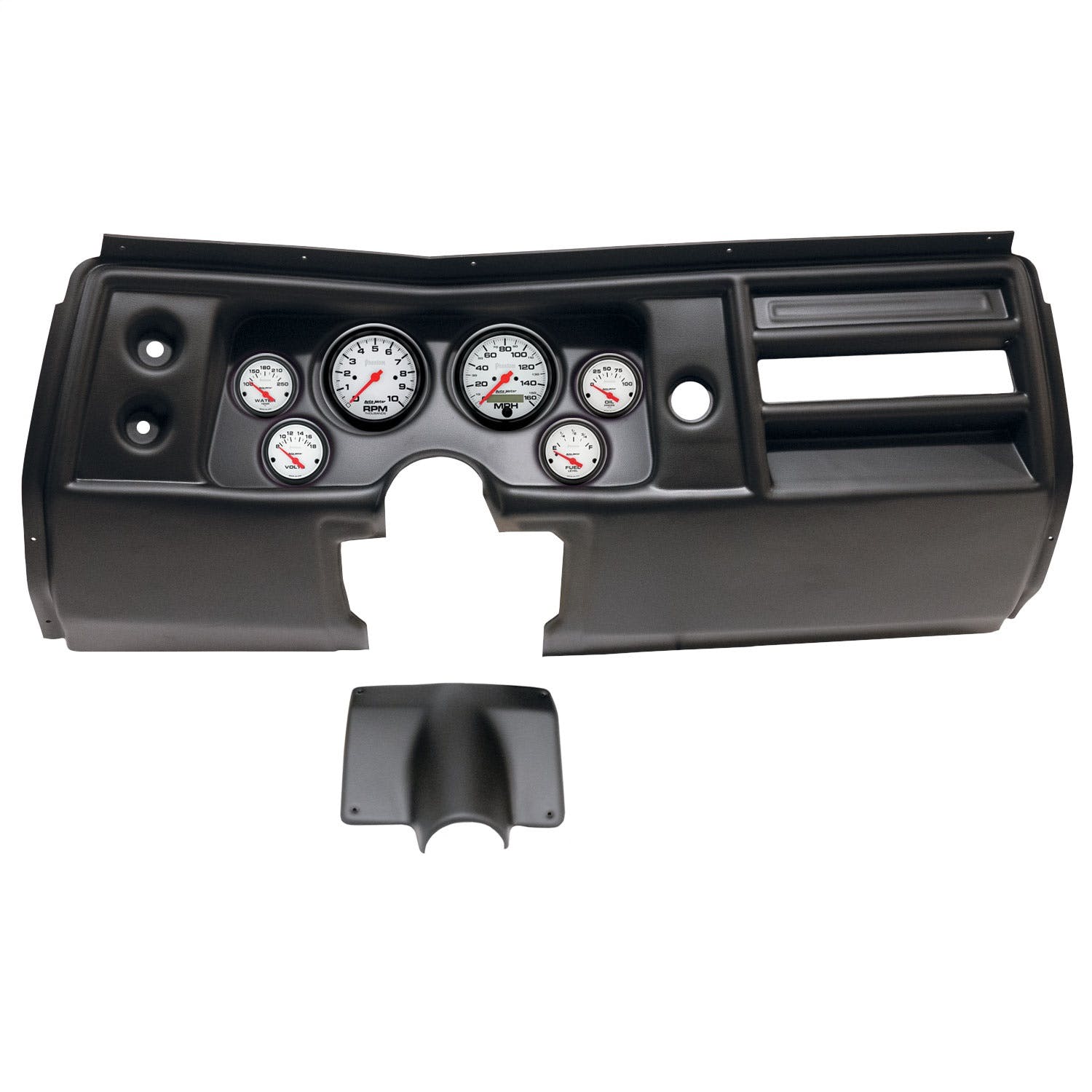 AutoMeter Products 2901-09 6 Gauge Direct-Fit Dash Kit, Chevy Chevelle No Vent 68, Phantom