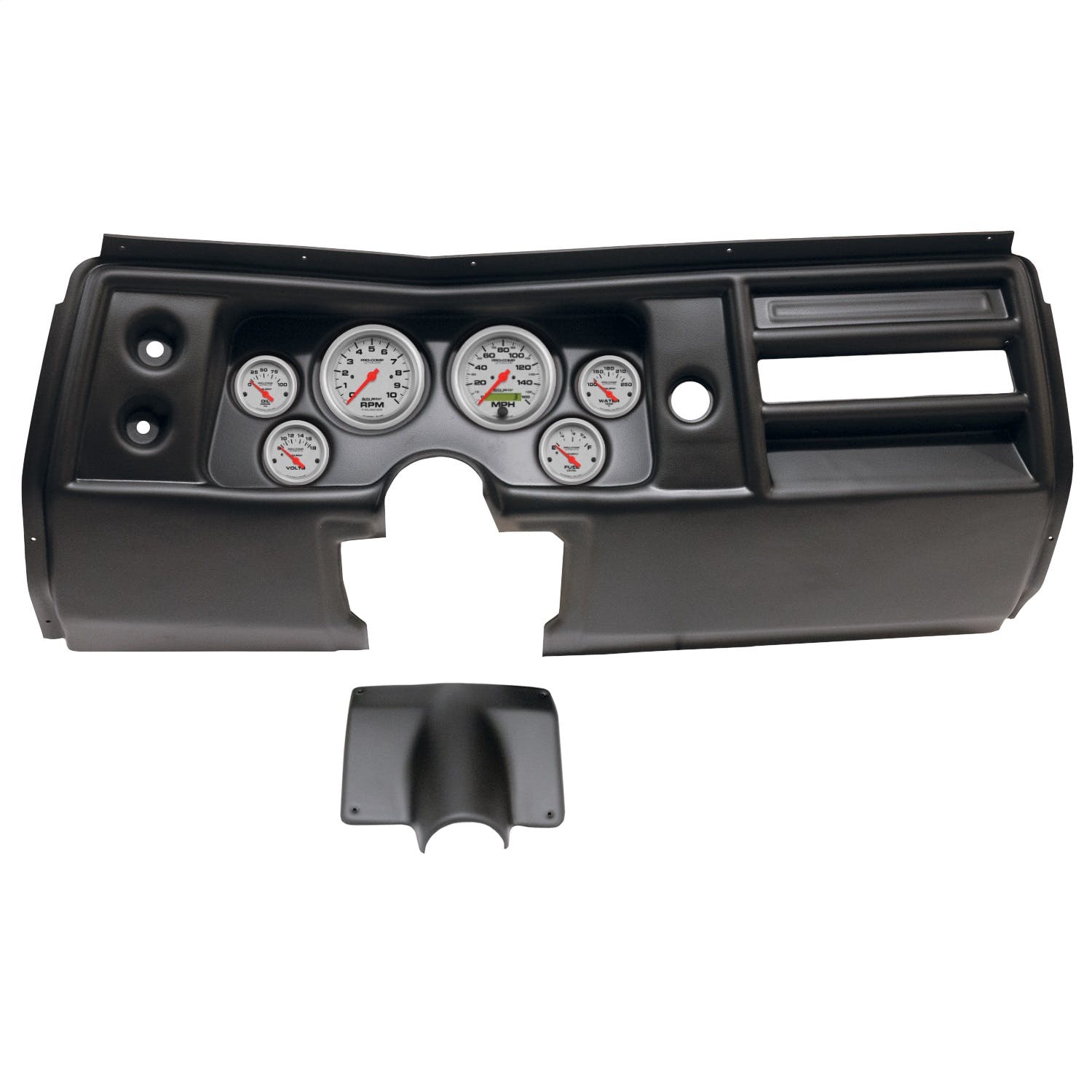 AutoMeter Products 2901-13 6 Gauge Direct-Fit Dash Kit, Chevy Chevelle No Vent 68, Ultra-Lite