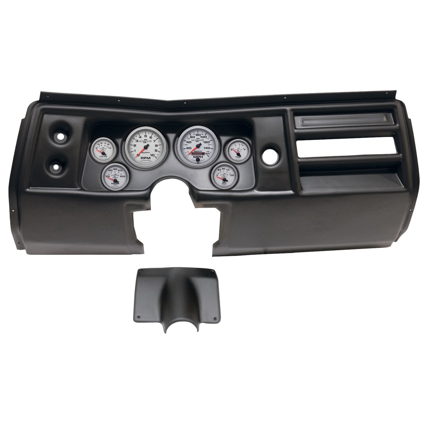 AutoMeter Products 2901-14 6 Gauge Direct-Fit Dash Kit, Chevy Chevelle No Vent 68, Ultra-Lite II