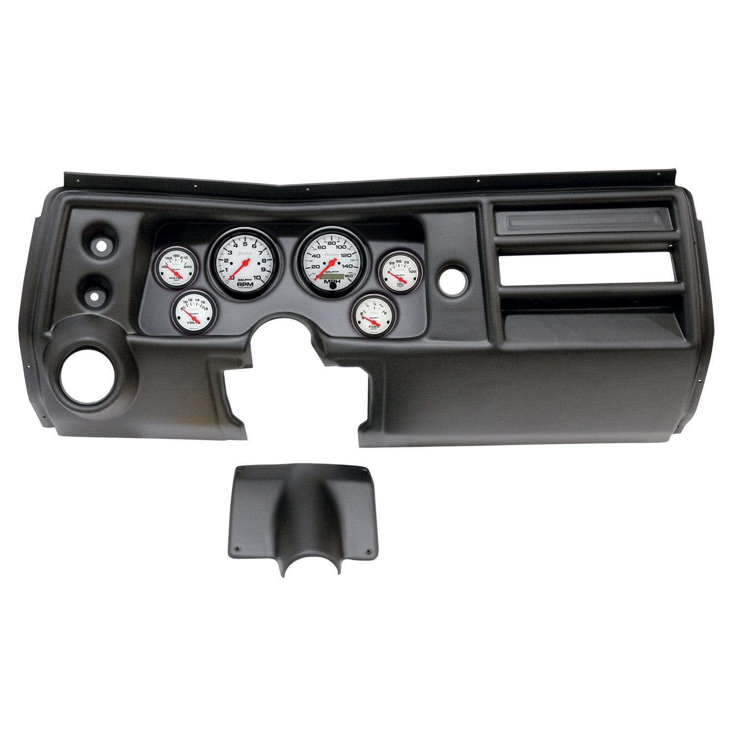 AutoMeter Products 2902-09 6 Gauge Direct-Fit Dash Kit, Chevy Chevelle Vent 68, Phantom
