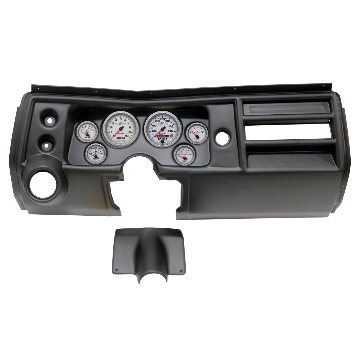 AutoMeter Products 2902-14 6 Gauge Direct-Fit Dash Kit, Chevy Chevelle Vent 68, Ultra-Lite II