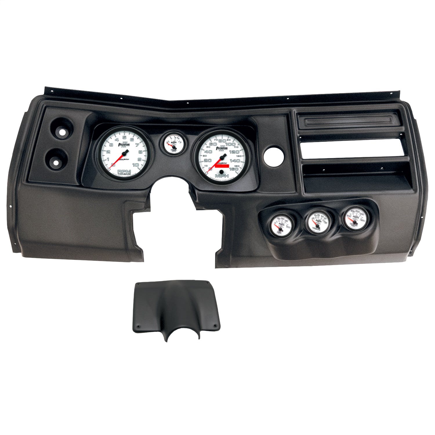 AutoMeter Products 2903-10 6 Gauge Direct-Fit Dash Kit, Chevy Chevelle No Vent 68, Phantom II
