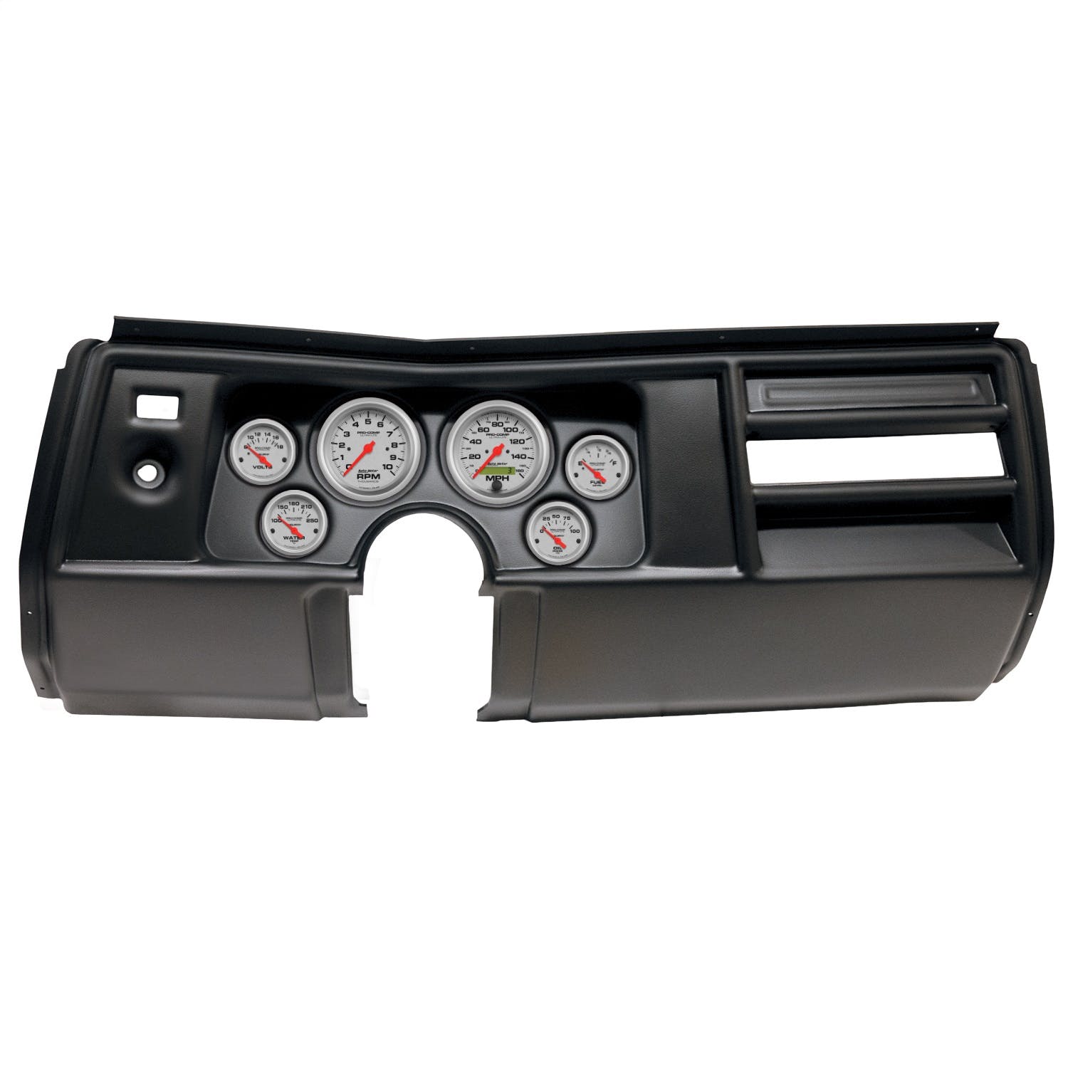 AutoMeter Products 2908-13 6 Gauge Direct-Fit Dash Kit, Chevy Chevelle No Vent 69, Ultra-Lite