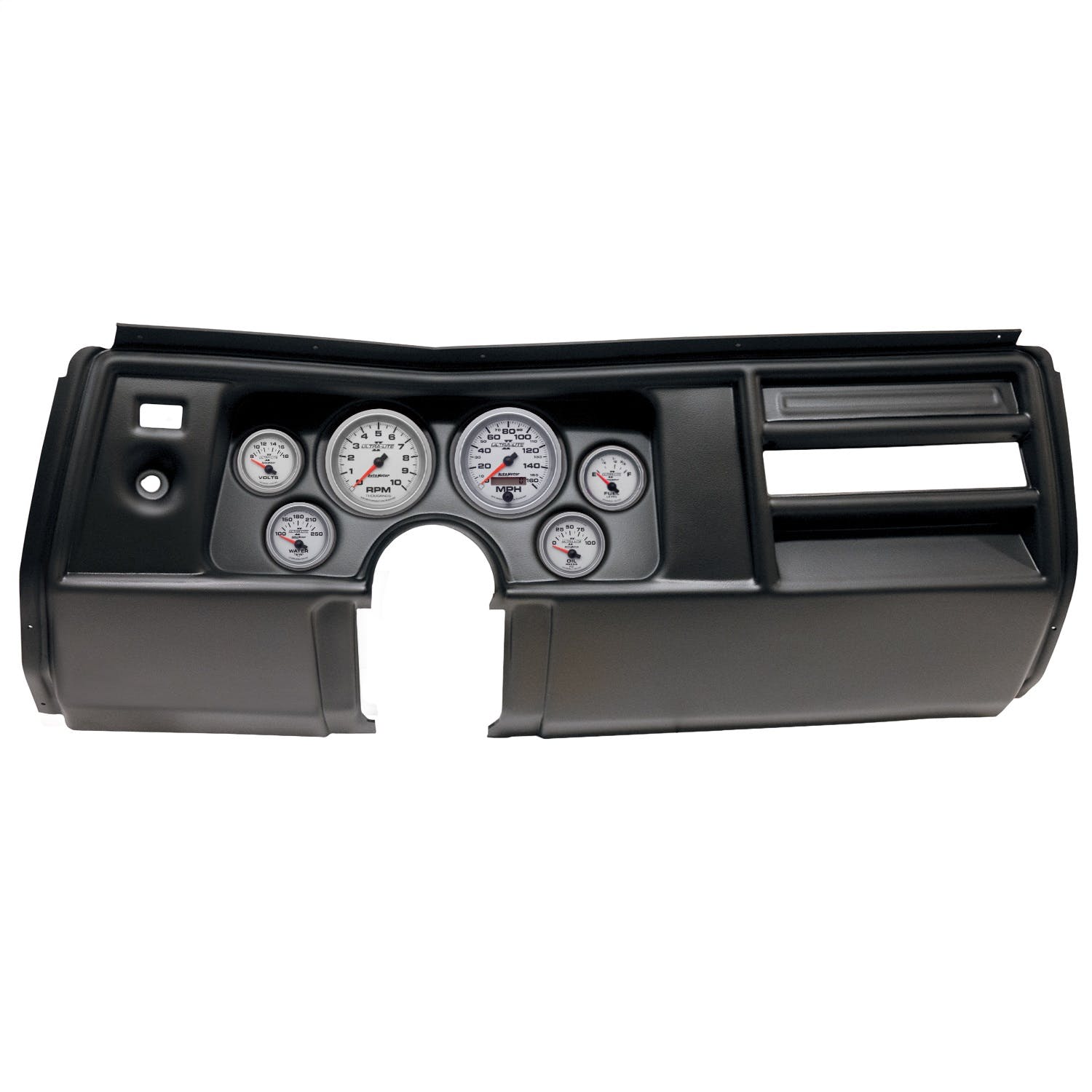 AutoMeter Products 2908-14 6 Gauge Direct-Fit Dash Kit, Chevy Chevelle No Vent 69, Ultra-Lite II