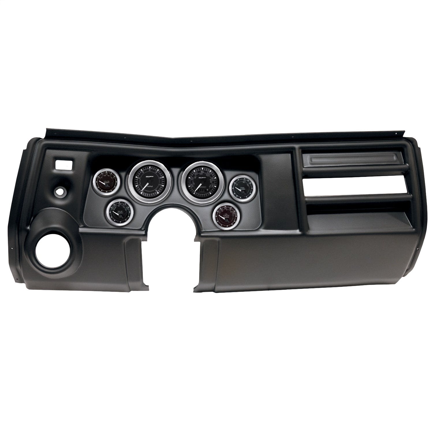 AutoMeter Products 2909-04 6 Gauge Direct-Fit Dash Kit, Chevy Chevelle Vent 69, Chrono