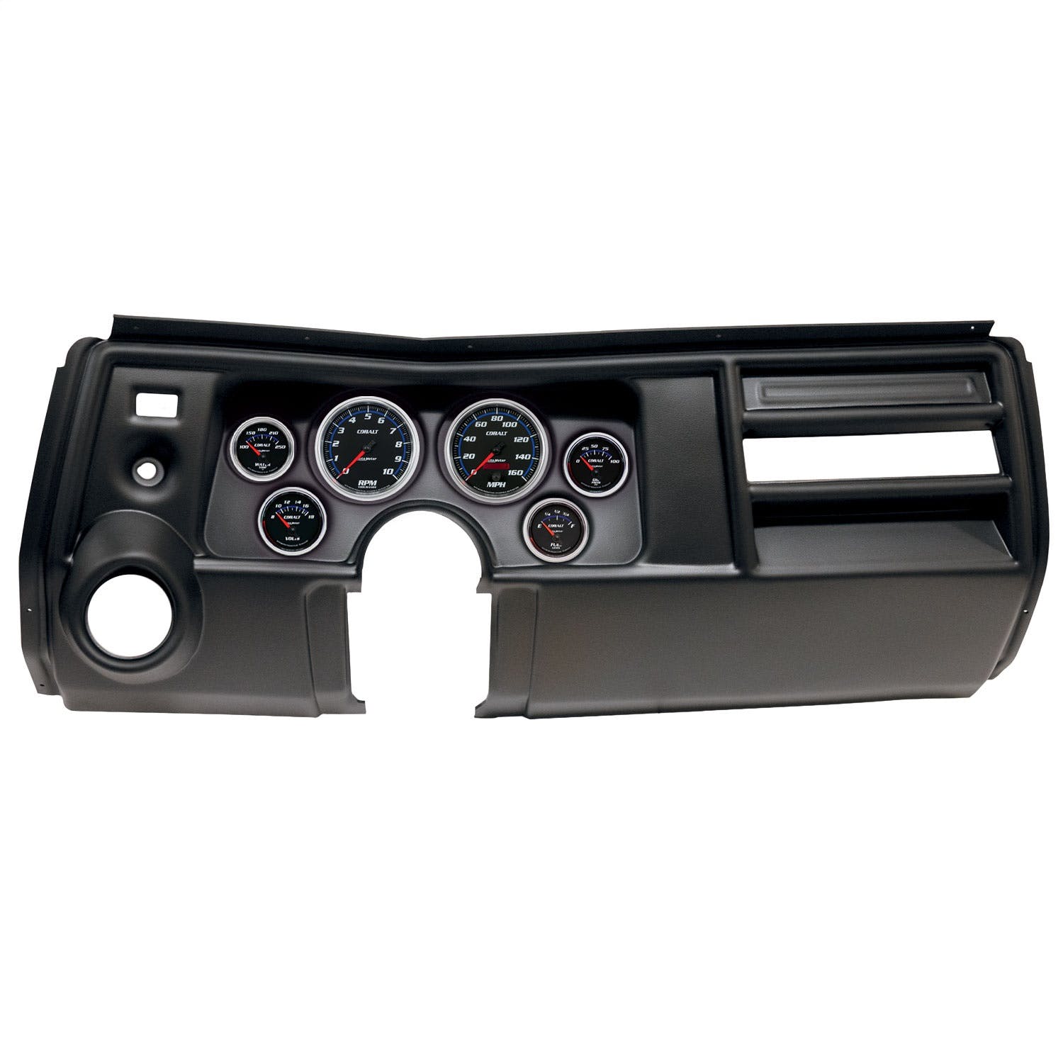 AutoMeter Products 2909-05 6 Gauge Direct-Fit Dash Kit, Chevy Chevelle Vent 69, Cobalt