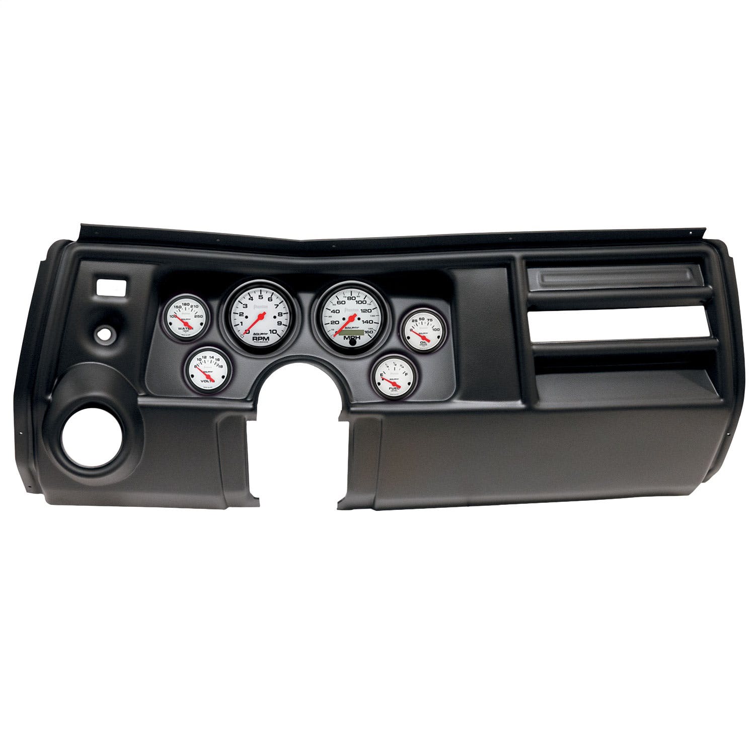 AutoMeter Products 2909-09 6 Gauge Direct-Fit Dash Kit, Chevy Chevelle Vent 69, Phantom