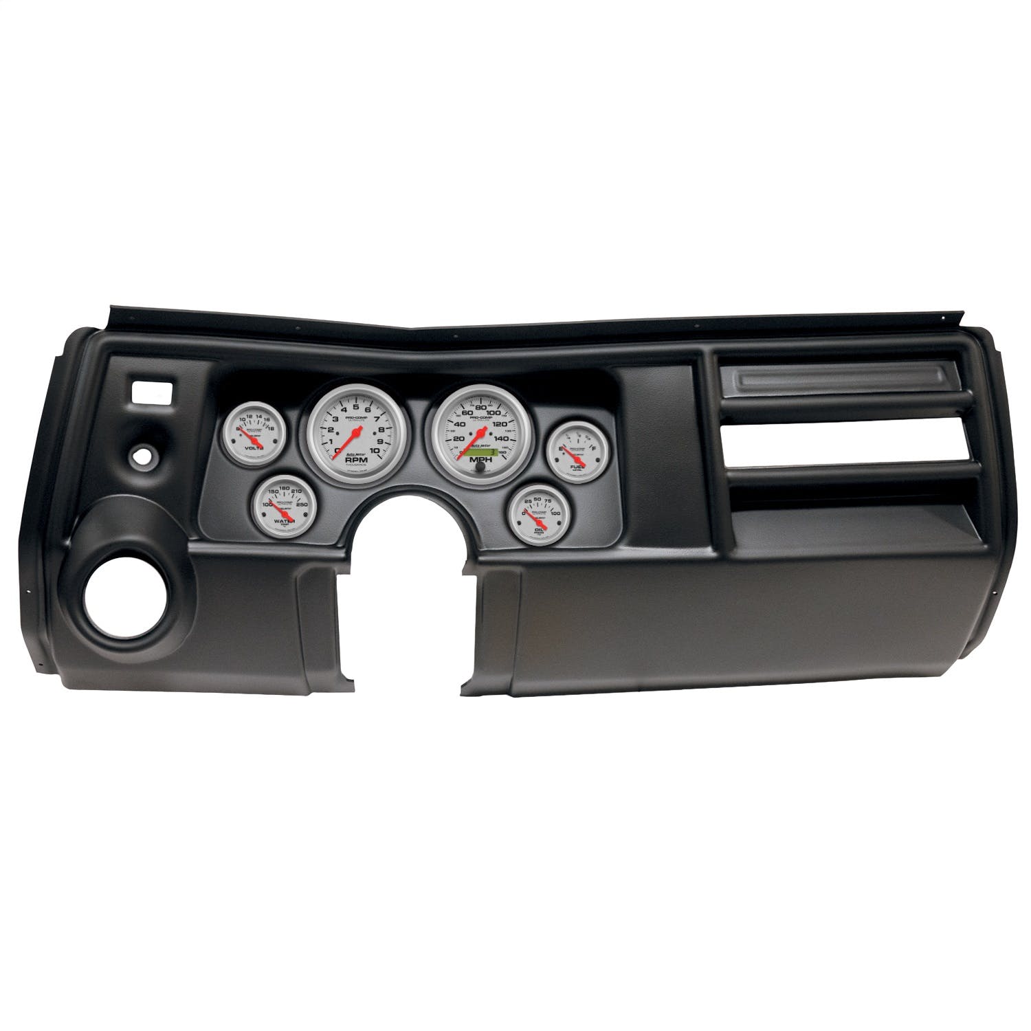 AutoMeter Products 2909-13 6 Gauge Direct-Fit Dash Kit, Chevy Chevelle Vent 69, Ultra-Lite