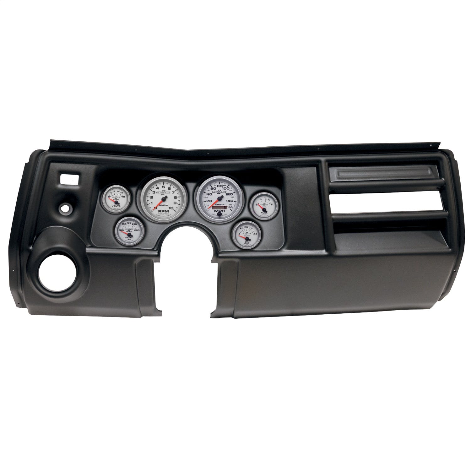 AutoMeter Products 2909-14 6 Gauge Direct-Fit Dash Kit, Chevy Chevelle Vent 69, Ultra-Lite II