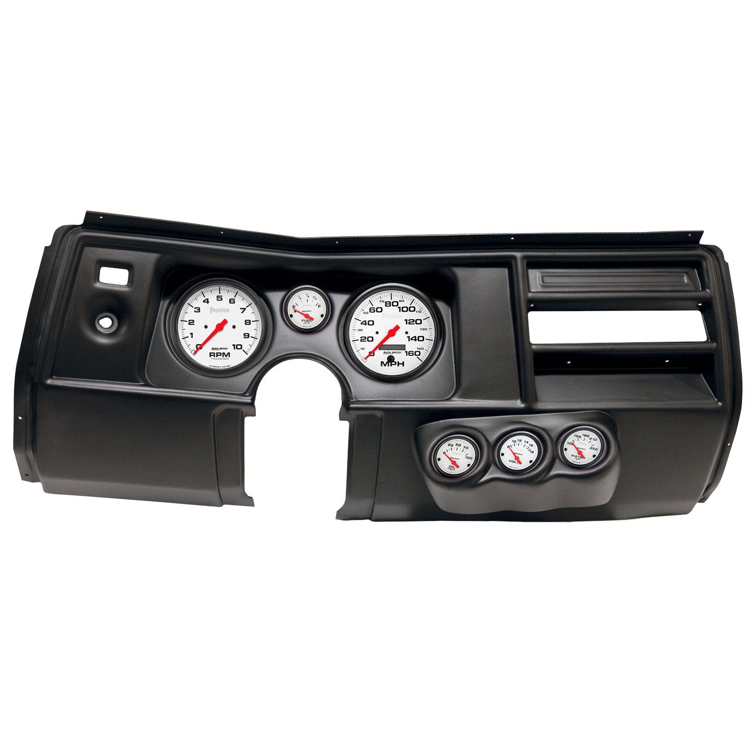 AutoMeter Products 2910-09 6 Gauge Direct-Fit Dash Kit, Chevy Chevelle No Vent 69, Phantom