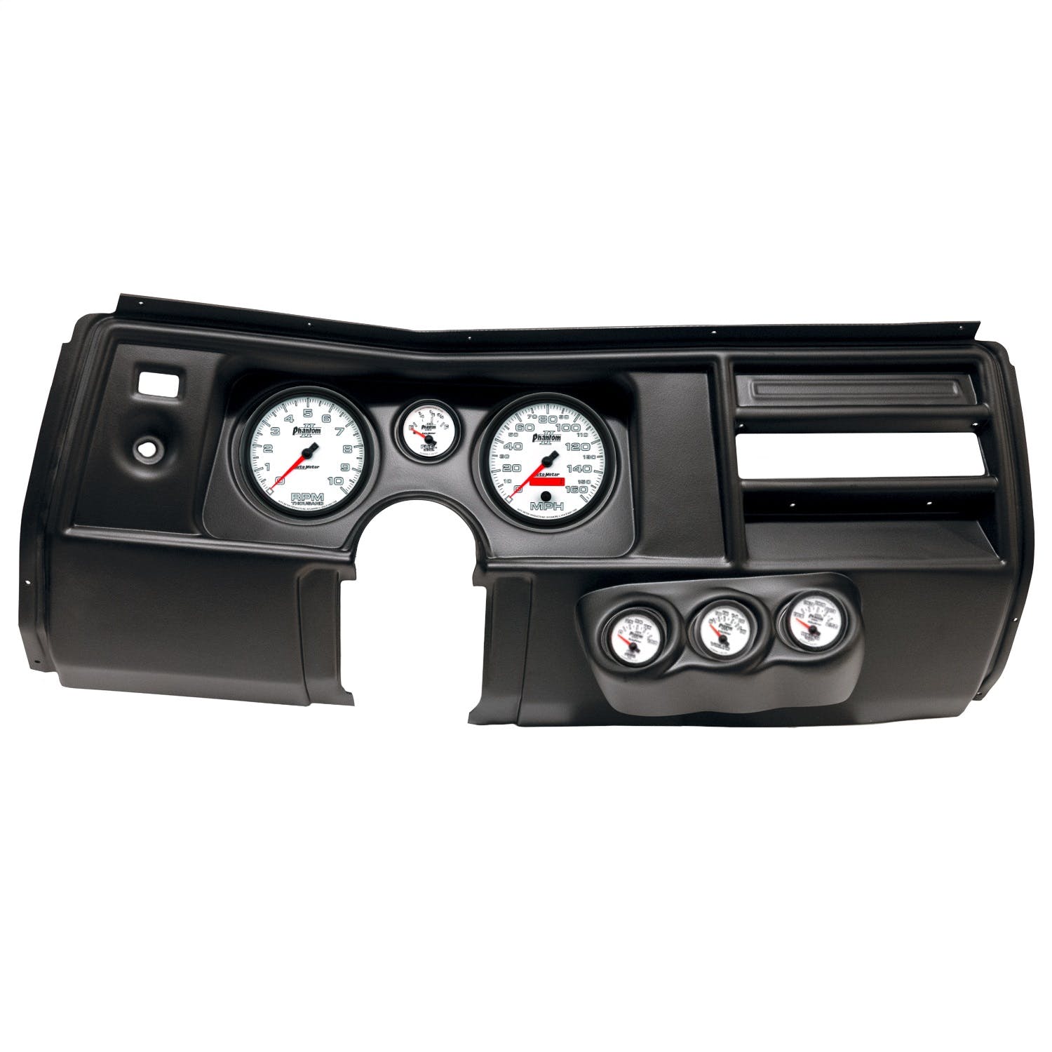AutoMeter Products 2910-10 6 Gauge Direct-Fit Dash Kit, Chevy Chevelle No Vent 69, Phantom II