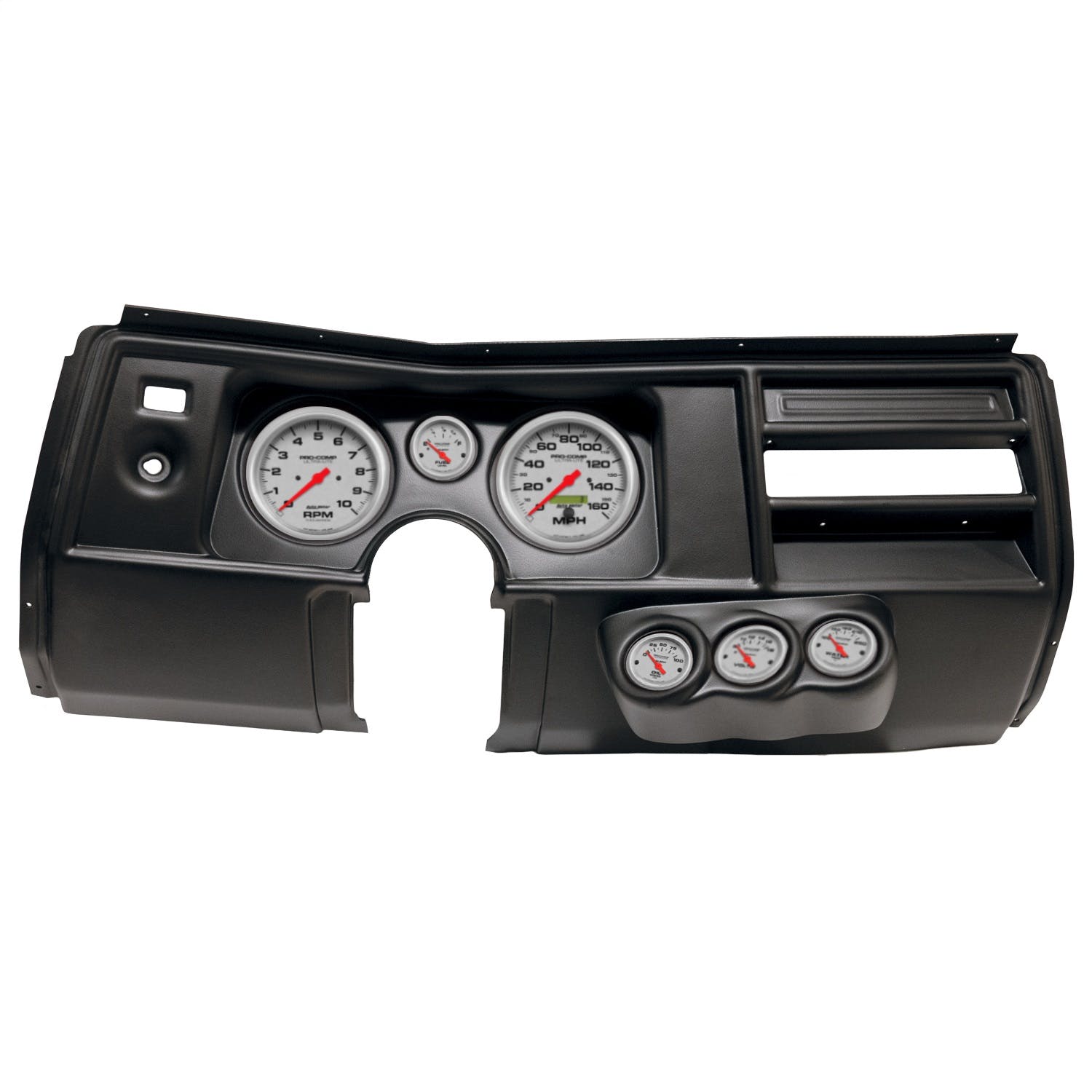 AutoMeter Products 2910-13 6 Gauge Direct-Fit Dash Kit, Chevy Chevelle No Vent 69, Ultra-Lite