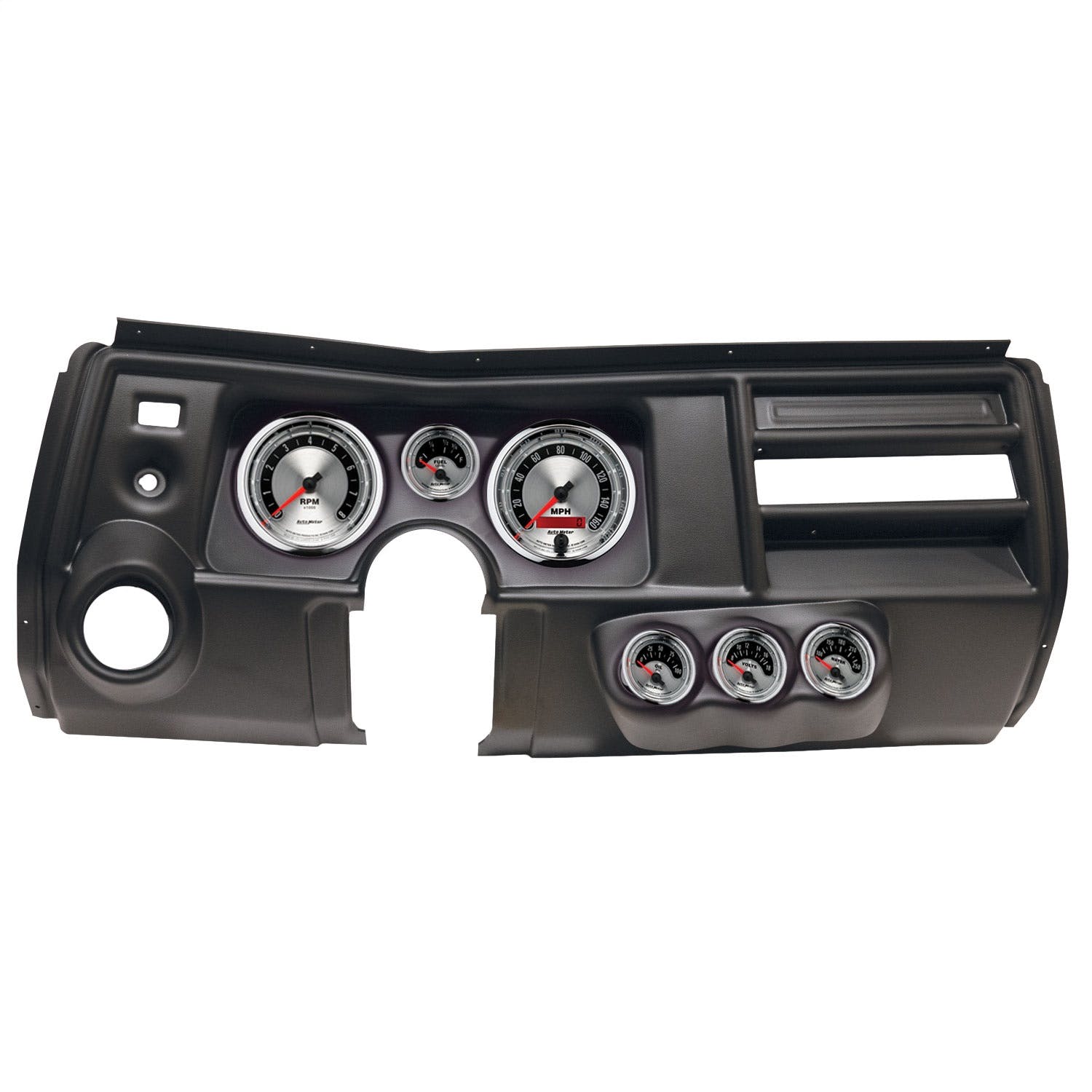 AutoMeter Products 2911-01 6 Gauge Direct-Fit Dash Kit, Chevy Chevelle Vent 69, American Muscle