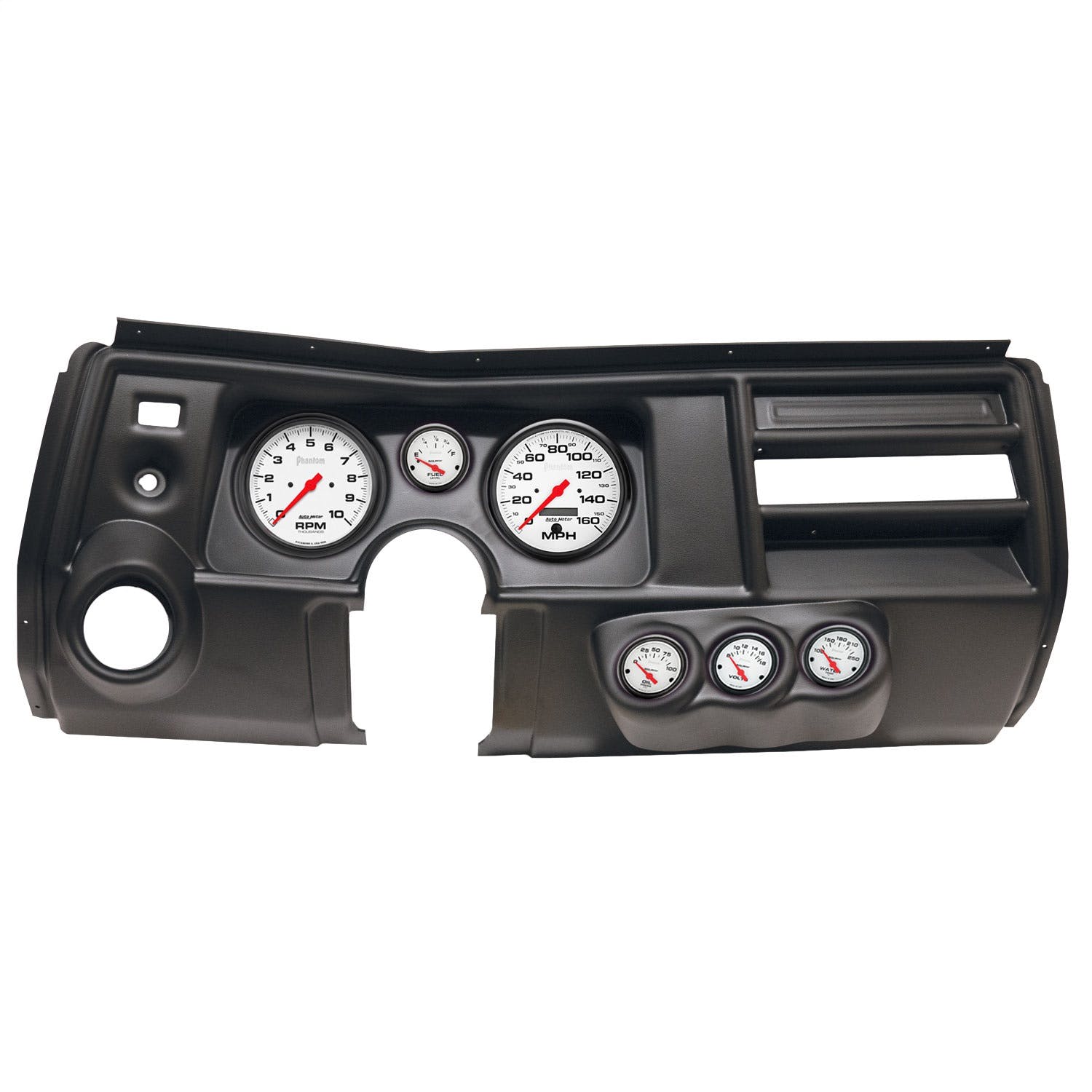 AutoMeter Products 2911-09 6 Gauge Direct-Fit Dash Kit, Chevy Chevelle Vent 69, Phantom