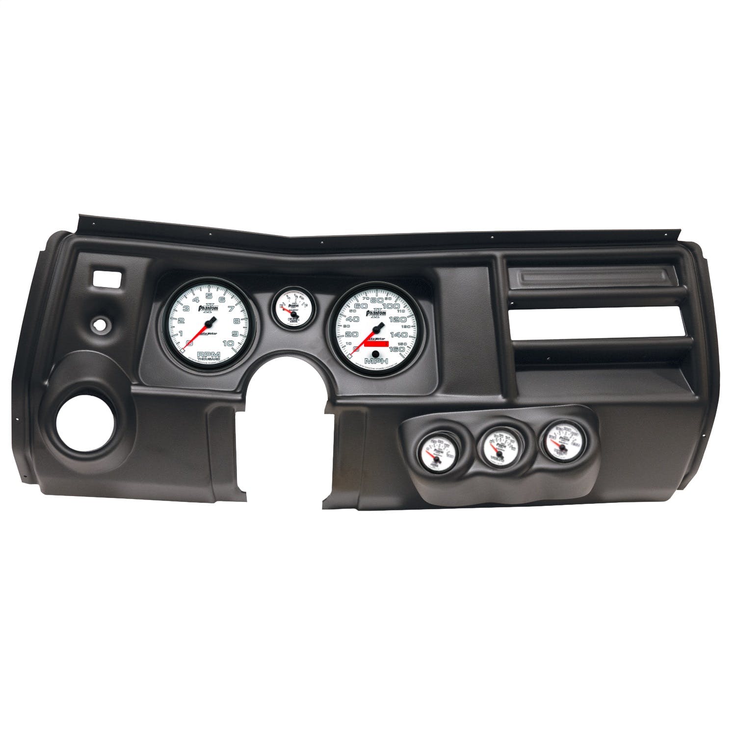 AutoMeter Products 2911-10 6 Gauge Direct-Fit Dash Kit, Chevy Chevelle Vent 69, Phantom II