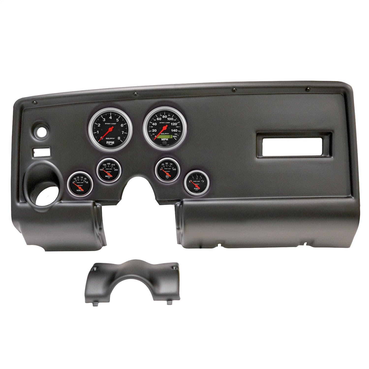 AutoMeter Products 2912-11 6 Gauge Direct-Fit Dash Kit, Pontiac Firebird 69, Sport-Comp