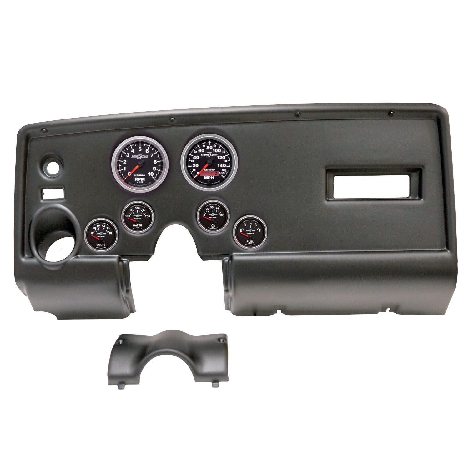 AutoMeter Products 2912-12 6 Gauge Direct-Fit Dash Kit, Pontiac Firebird 69, Sport-Comp II