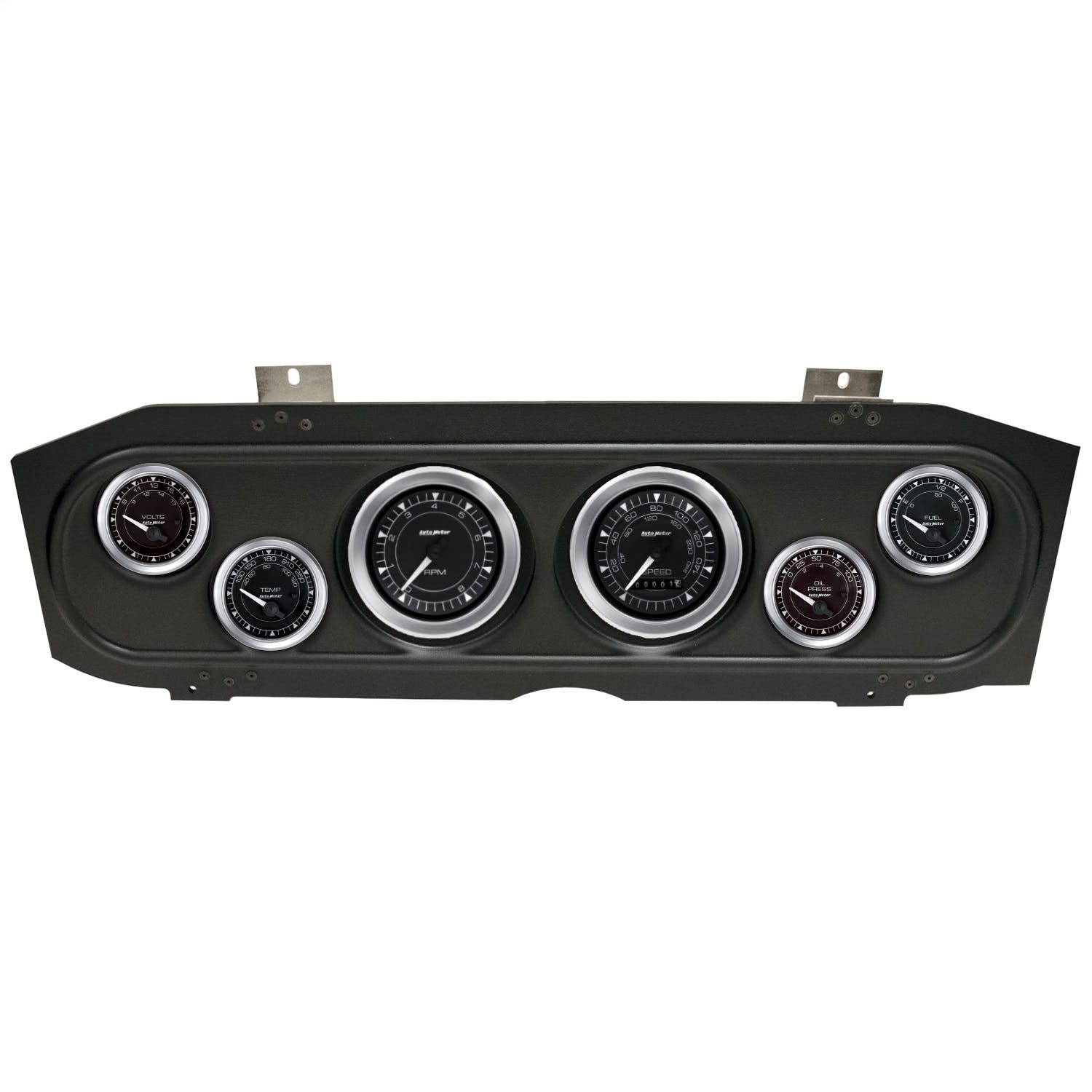 AutoMeter Products 2913-04 6 Gauge Direct-Fit Dash Kit, Mercury Cougar 69-70, Chrono