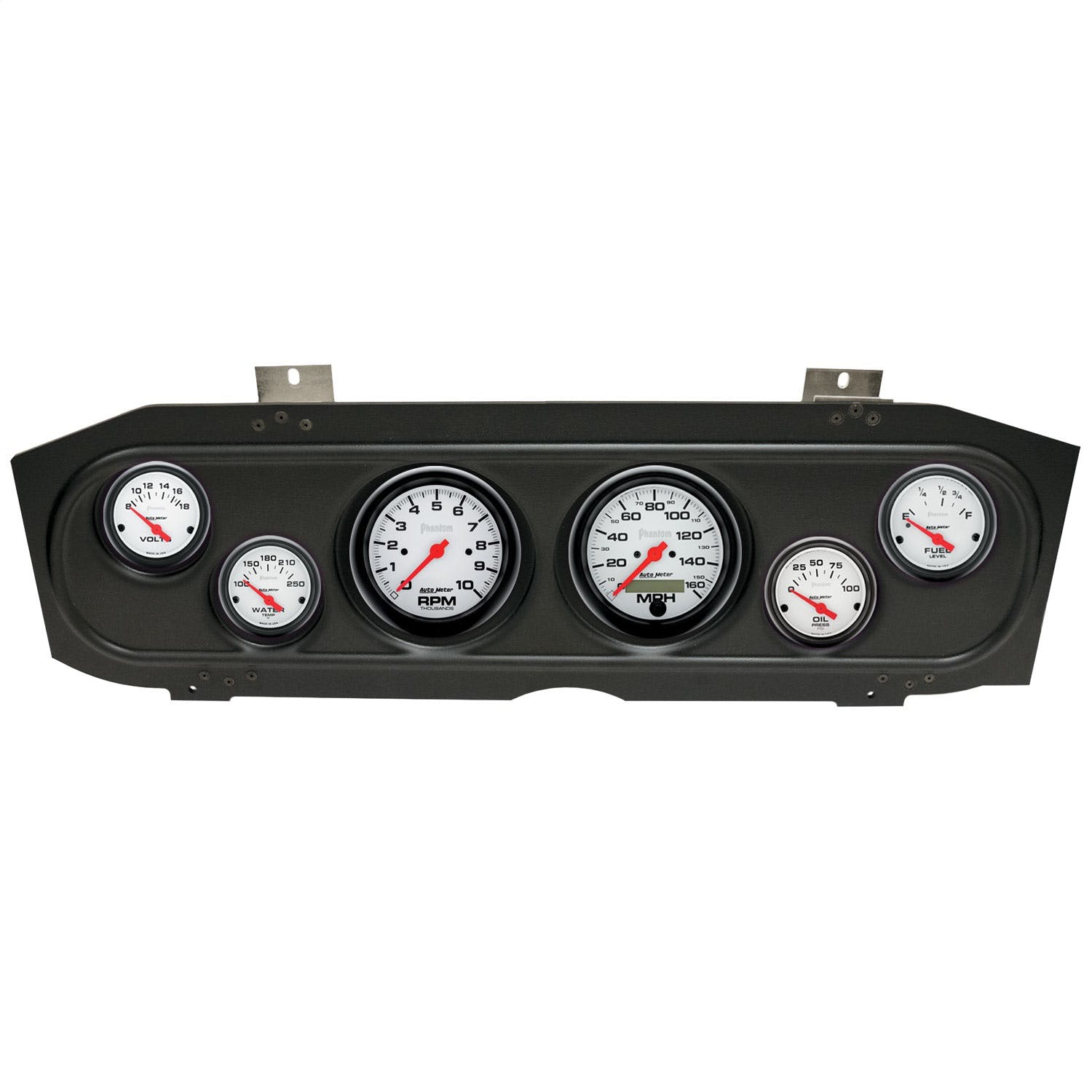 AutoMeter Products 2913-09 6 Gauge Direct-Fit Dash Kit, Mercury Cougar 69-70, Phantom