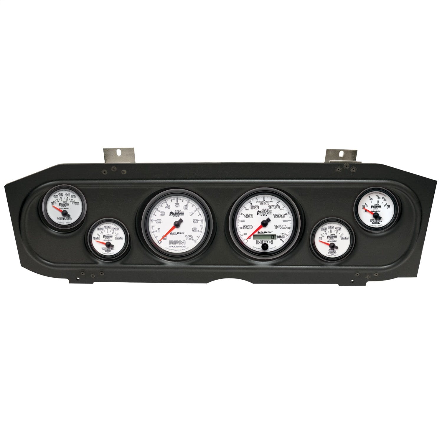 AutoMeter Products 2913-10 6 Gauge Direct-Fit Dash Kit, Mercury Cougar 69-70, Phantom II