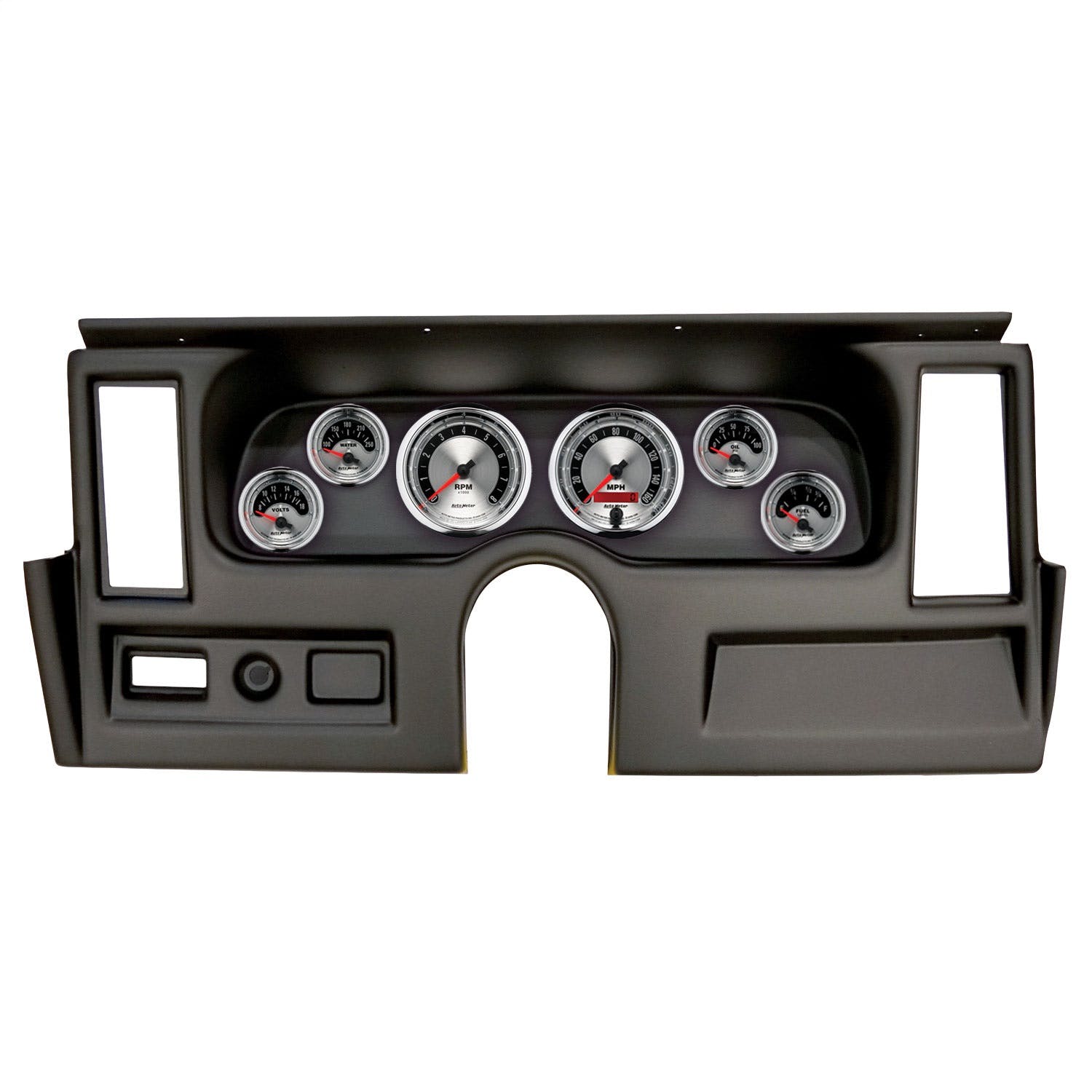 AutoMeter Products 2916-01 6 Gauge Direct-Fit Dash Kit, Chevy Nova 77-79, American Muscle