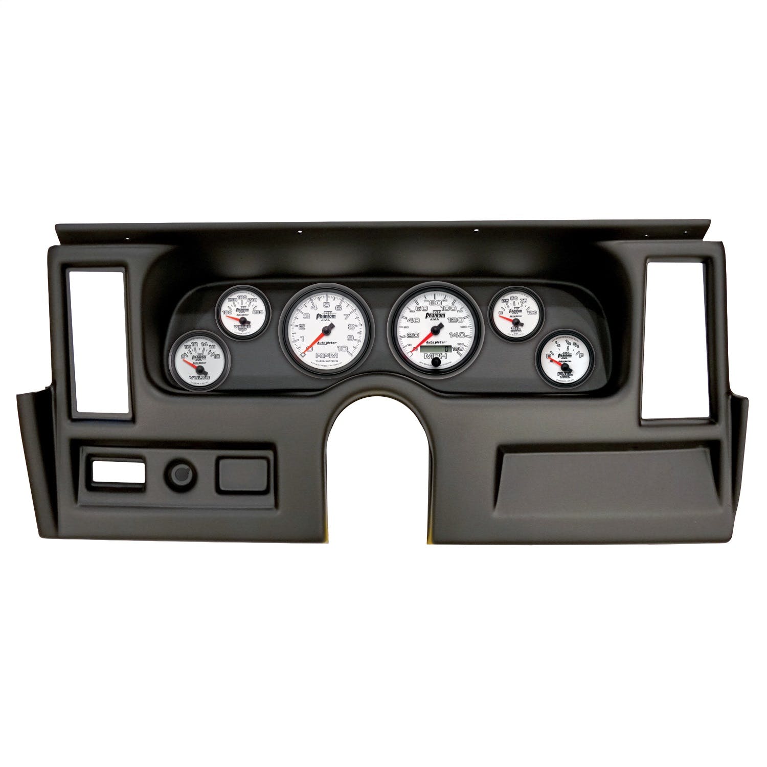 AutoMeter Products 2916-10 6 Gauge Direct-Fit Dash Kit, Chevy Nova 77-79, Phantom II