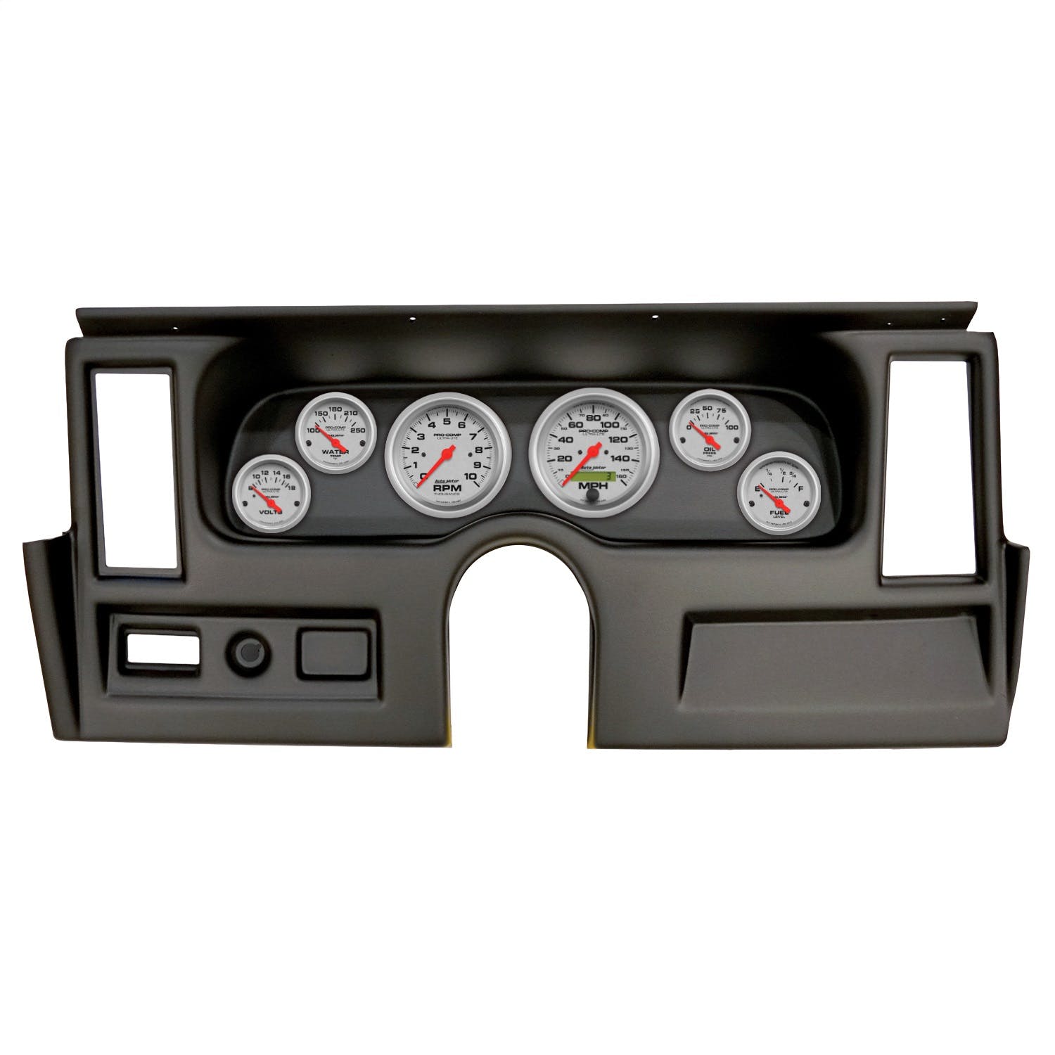 AutoMeter Products 2916-13 6 Gauge Direct-Fit Dash Kit, Chevy Nova 77-79, Ultra-Lite
