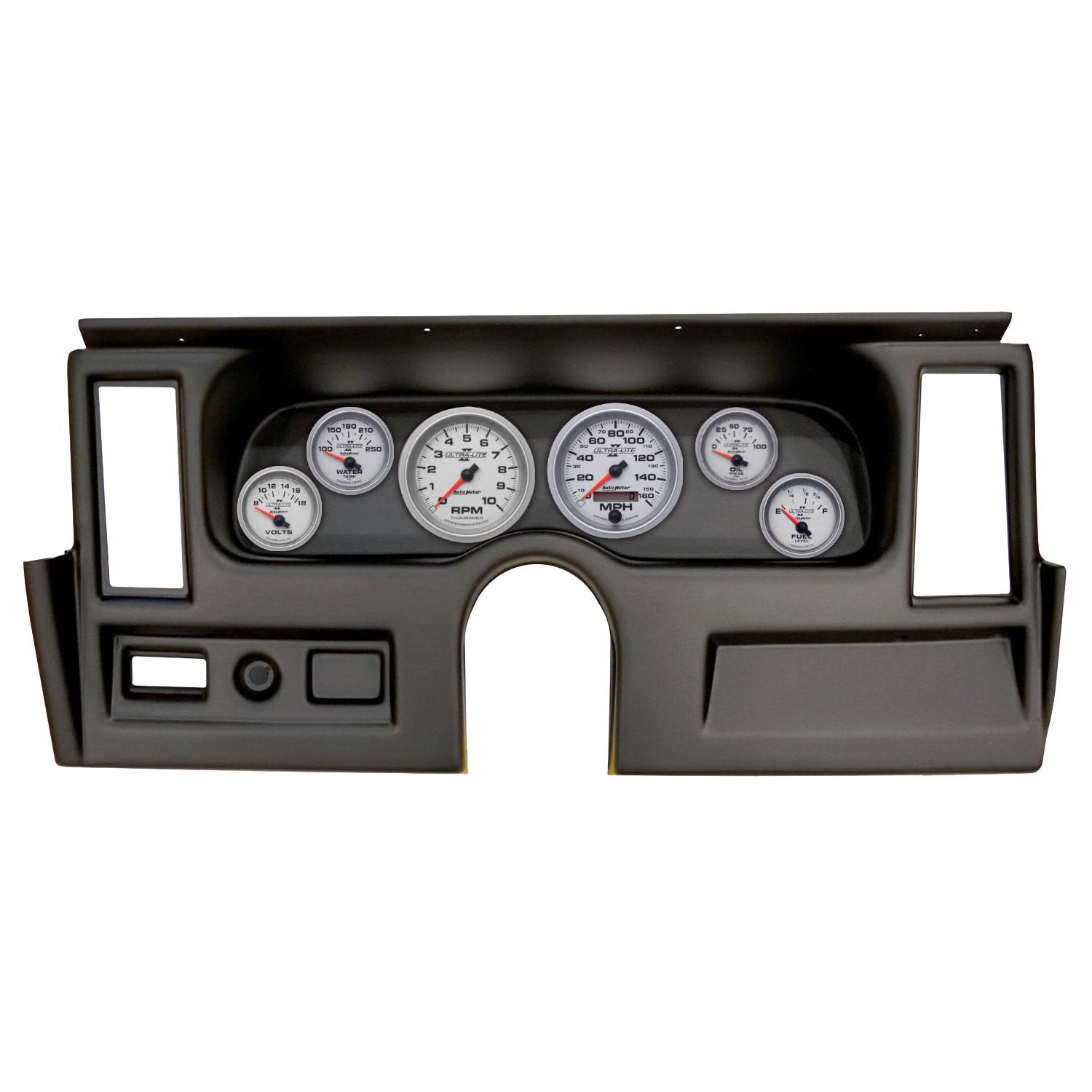 AutoMeter Products 2916-14 6 Gauge Direct-Fit Dash Kit, Chevy Nova 77-79, Ultra-Lite II
