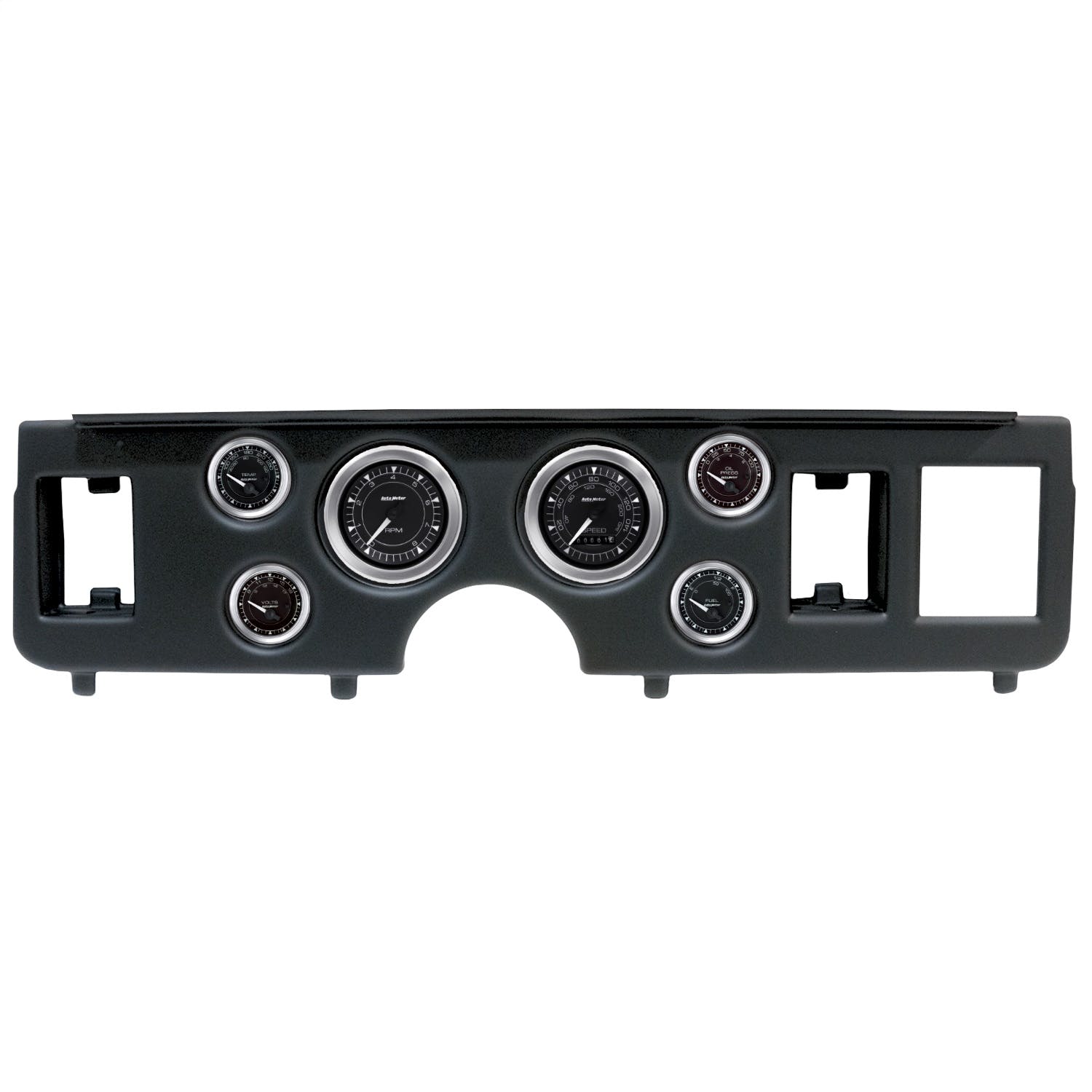 AutoMeter Products 2917-04 6 Gauge Direct-Fit Dash Kit, Ford Mustang 79-86, Chrono