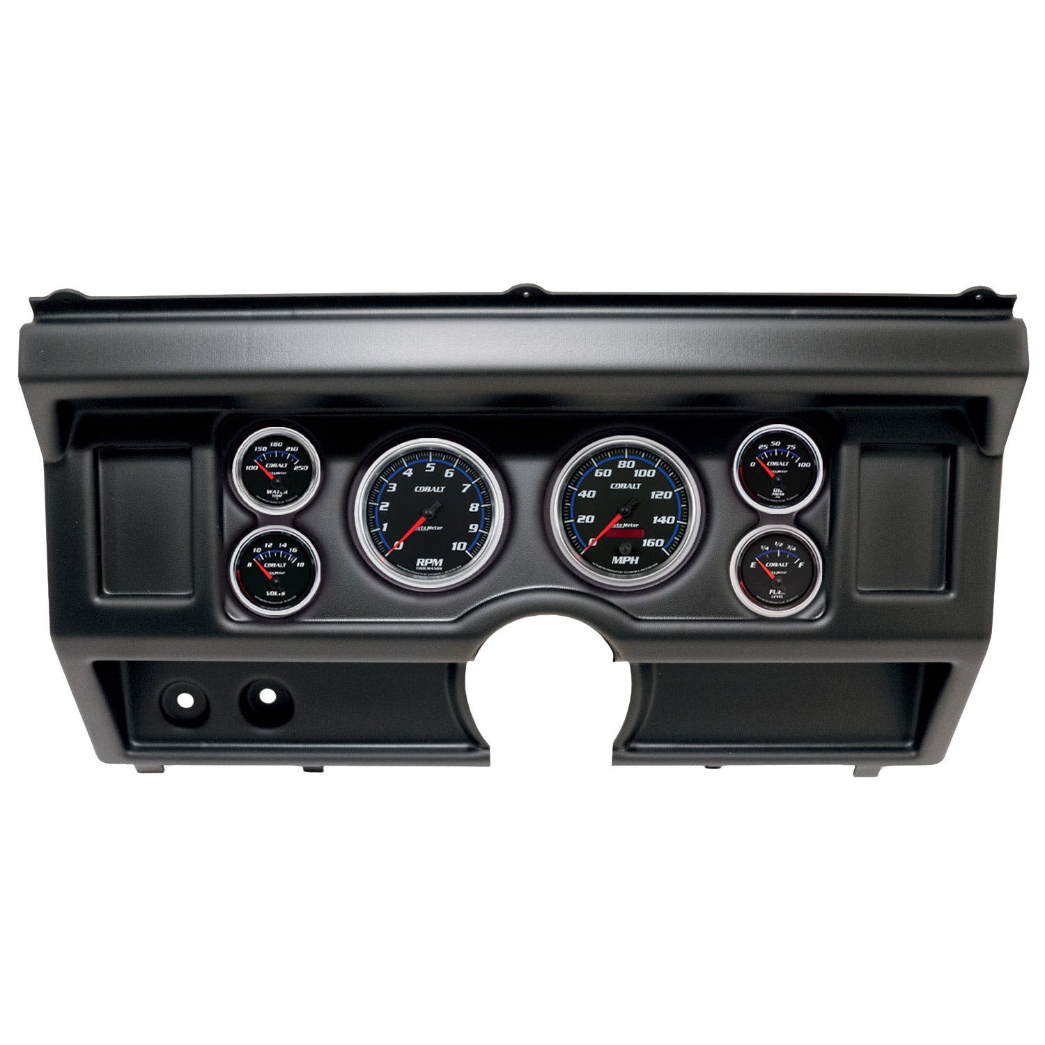 AutoMeter Products 2918-05 6 Gauge Direct-Fit Dash Kit, Ford Truck No Ac 80-86, Cobalt