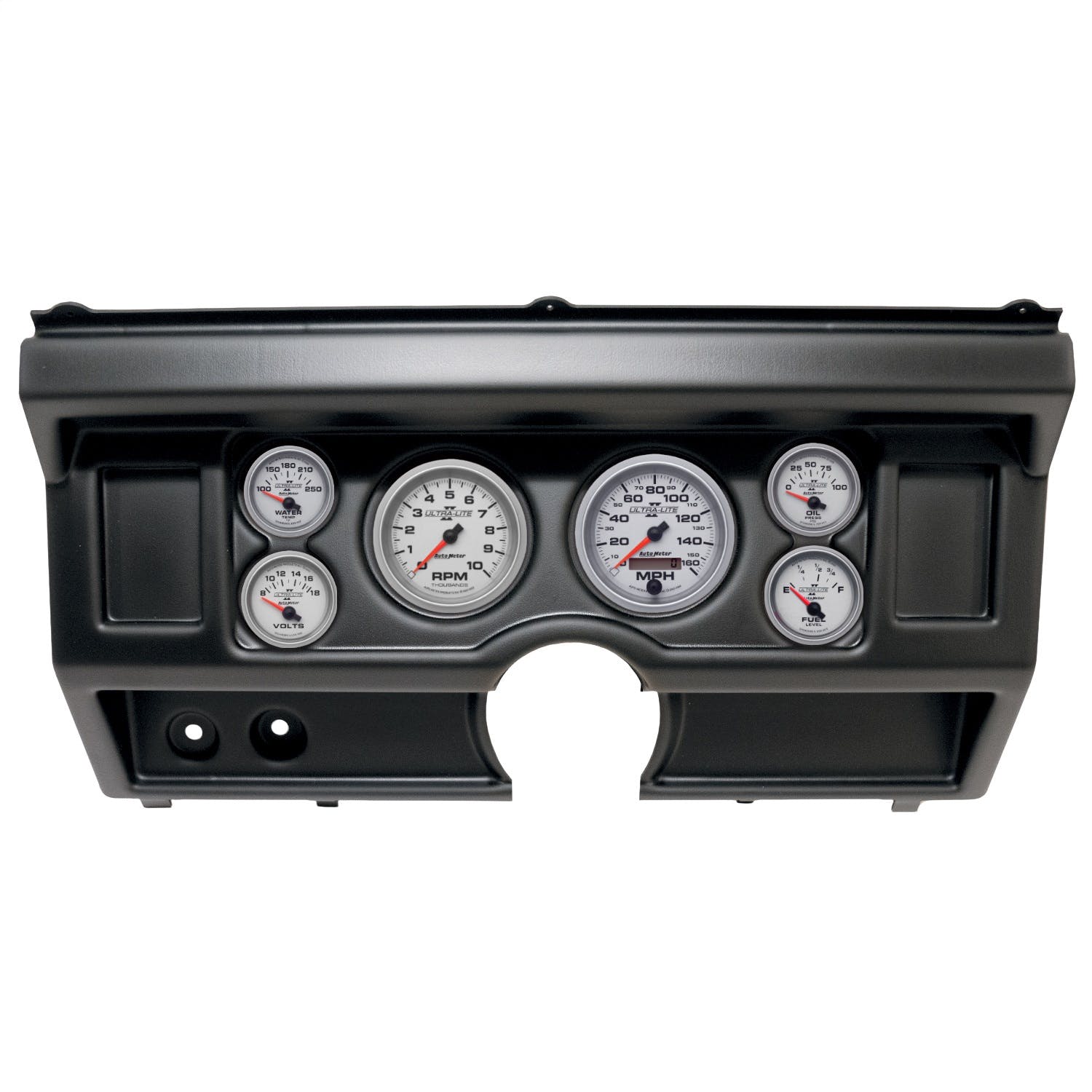 AutoMeter Products 2918-14 6 Gauge Direct-Fit Dash Kit, Ford Truck No Ac 80-86, Ultra-Lite II