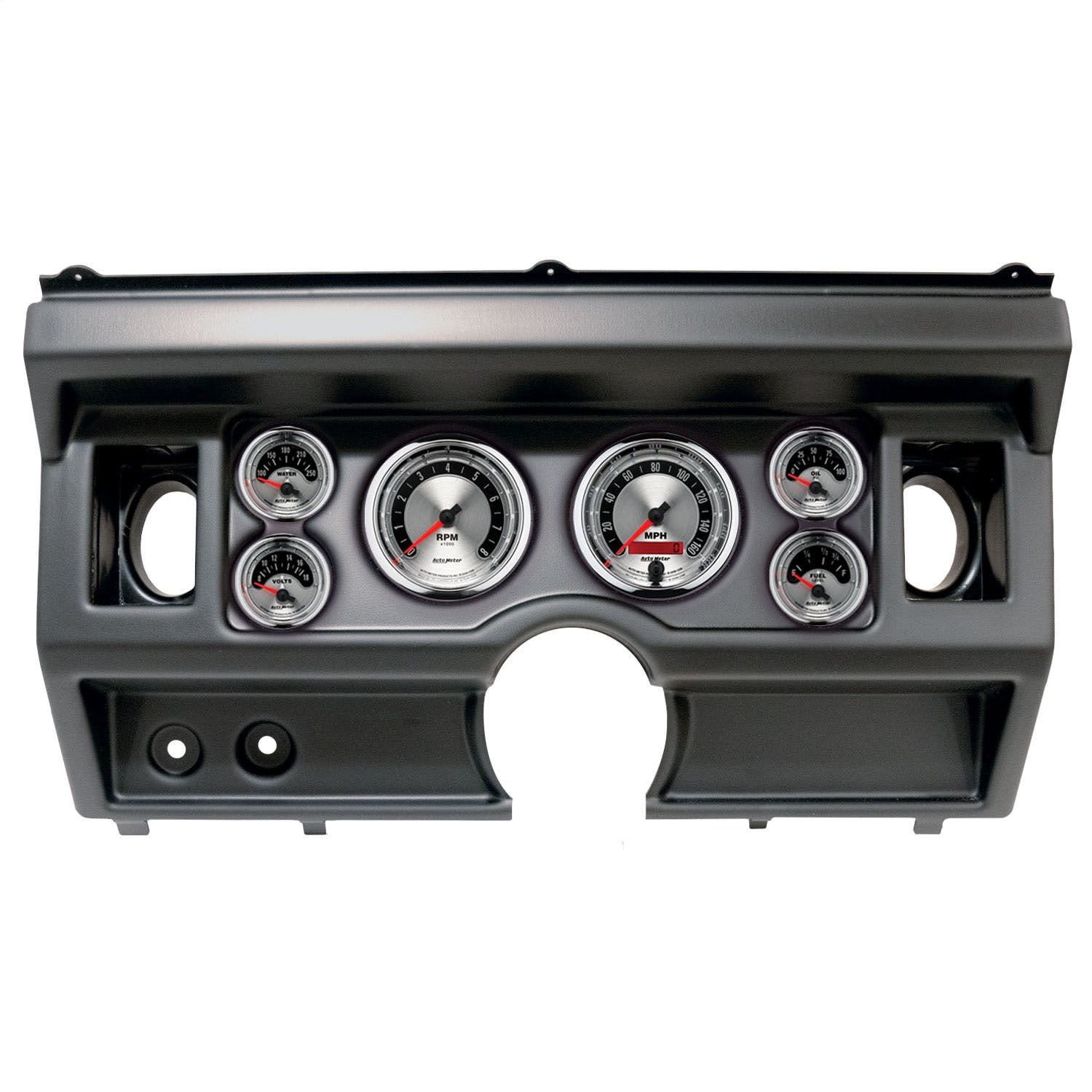 AutoMeter Products 2919-01 6 Gauge Direct-Fit Dash Kit, Ford Truck Ac 80-86, American Muscle