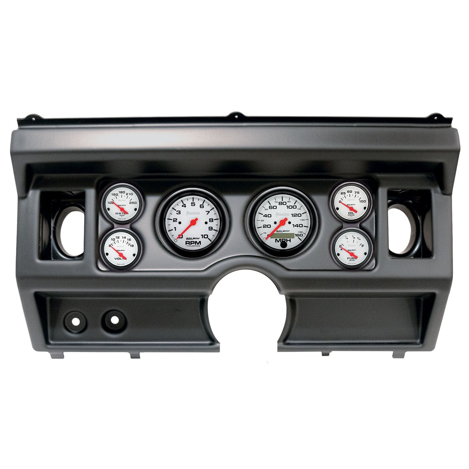 AutoMeter Products 2919-09 6 Gauge Direct-Fit Dash Kit, Ford Truck Ac 80-86, Phantom