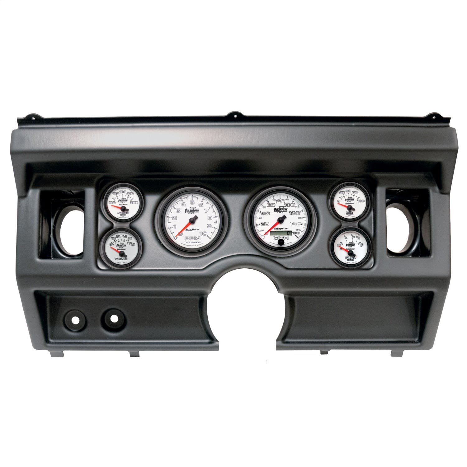 AutoMeter Products 2919-10 6 Gauge Direct-Fit Dash Kit, Ford Truck Ac 80-86, Phantom II