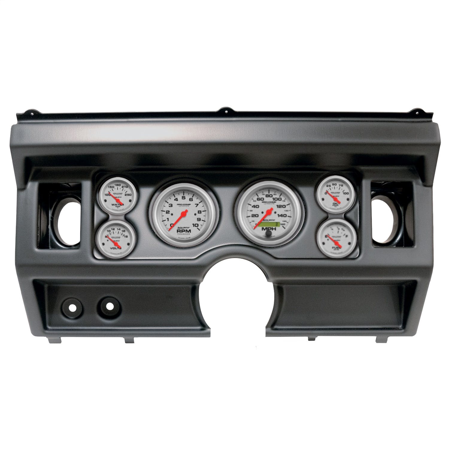 AutoMeter Products 2919-13 6 Gauge Direct-Fit Dash Kit, Ford Truck Ac 80-86, Ultra-Lite