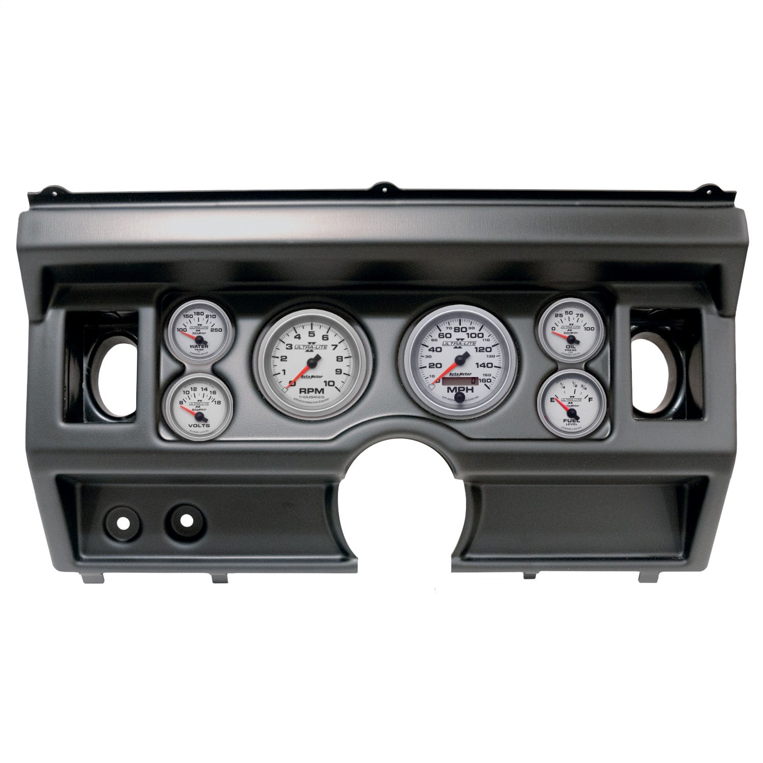 AutoMeter Products 2919-14 6 Gauge Direct-Fit Dash Kit, Ford Truck Ac 80-86, Ultra-Lite II