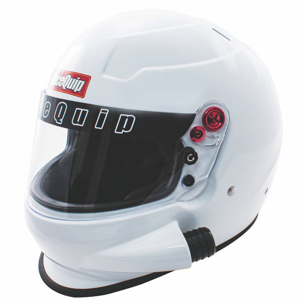 RaceQuip 296116 PRO20 Side Air Full Face Helmet Snell SA2020 Rated; Gloss White X-Large